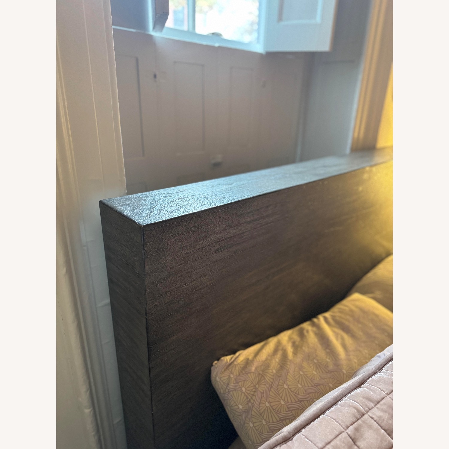 Z Gallerie Distressed Wood Queen Bed - image-5