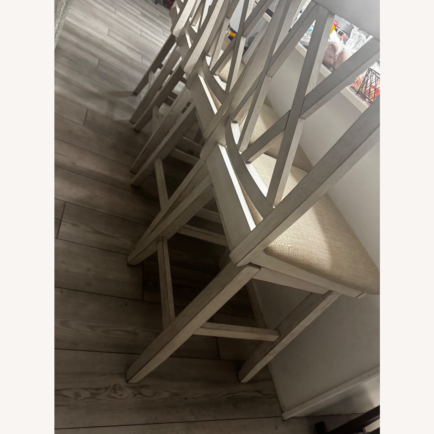 Wayfair White Wood Dining Chairs - image-3