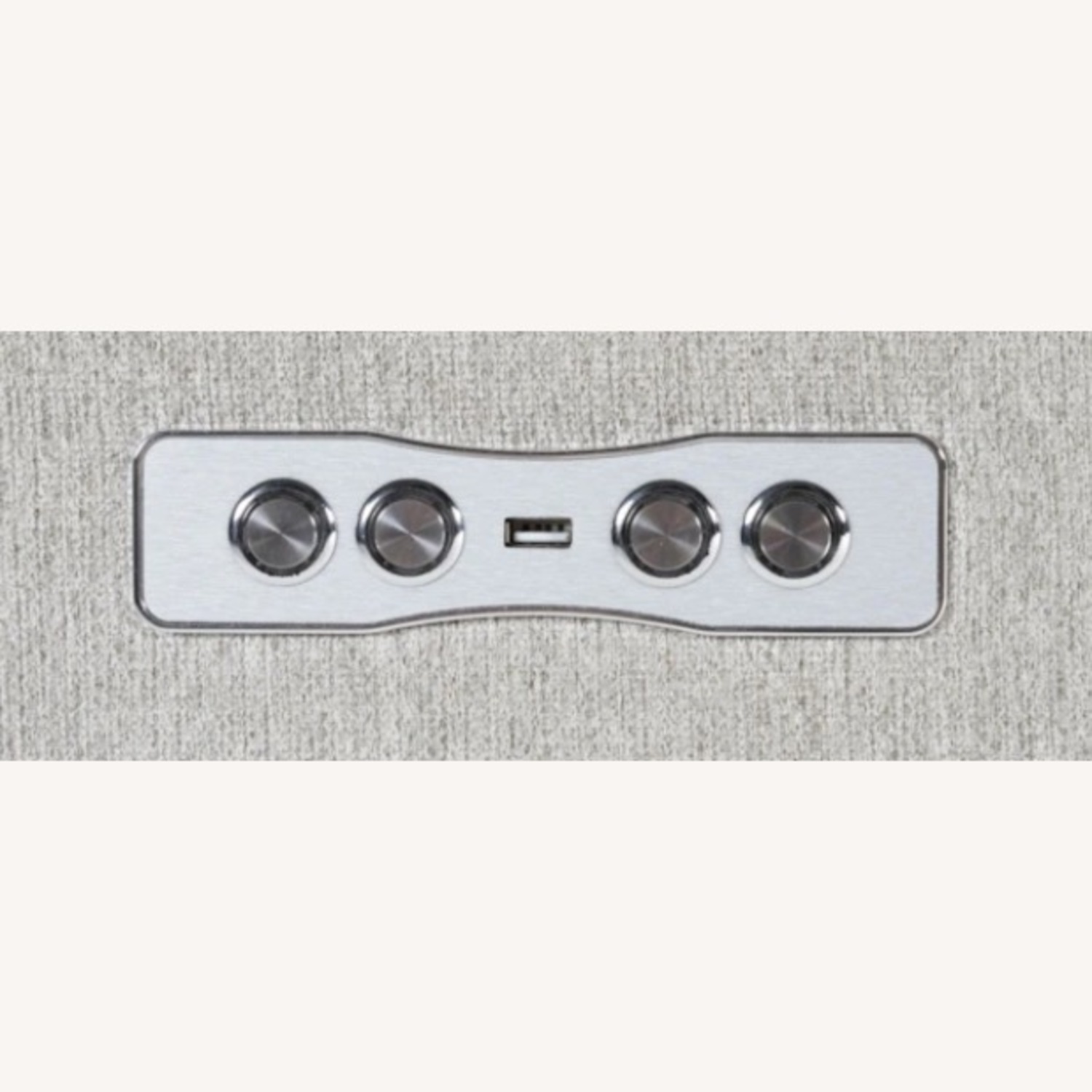 Living Spaces Light Gray 3+ Piece Sectional - image-7