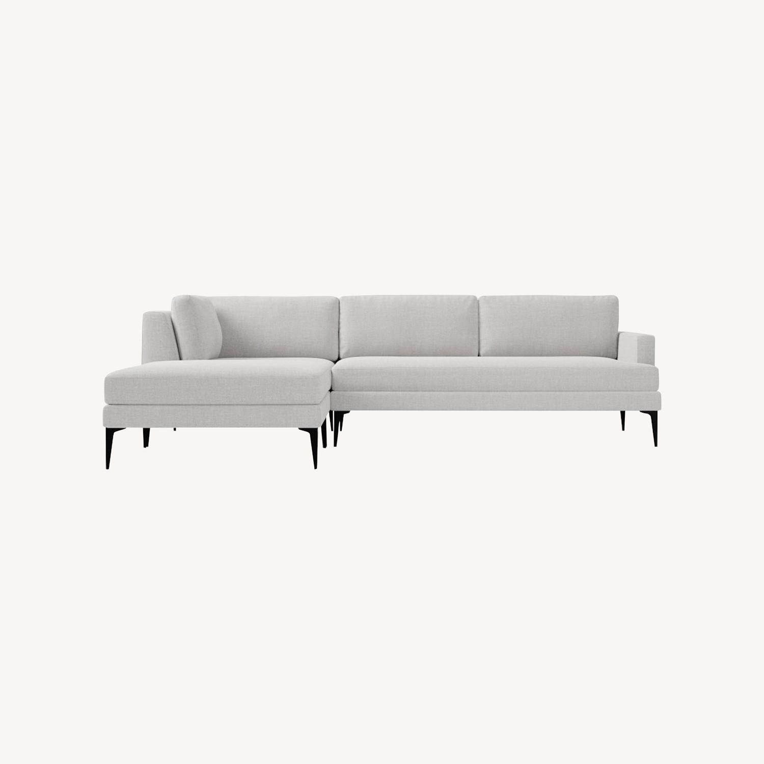 West Elm Andes 3-Piece Ottoman Sectional - image-0