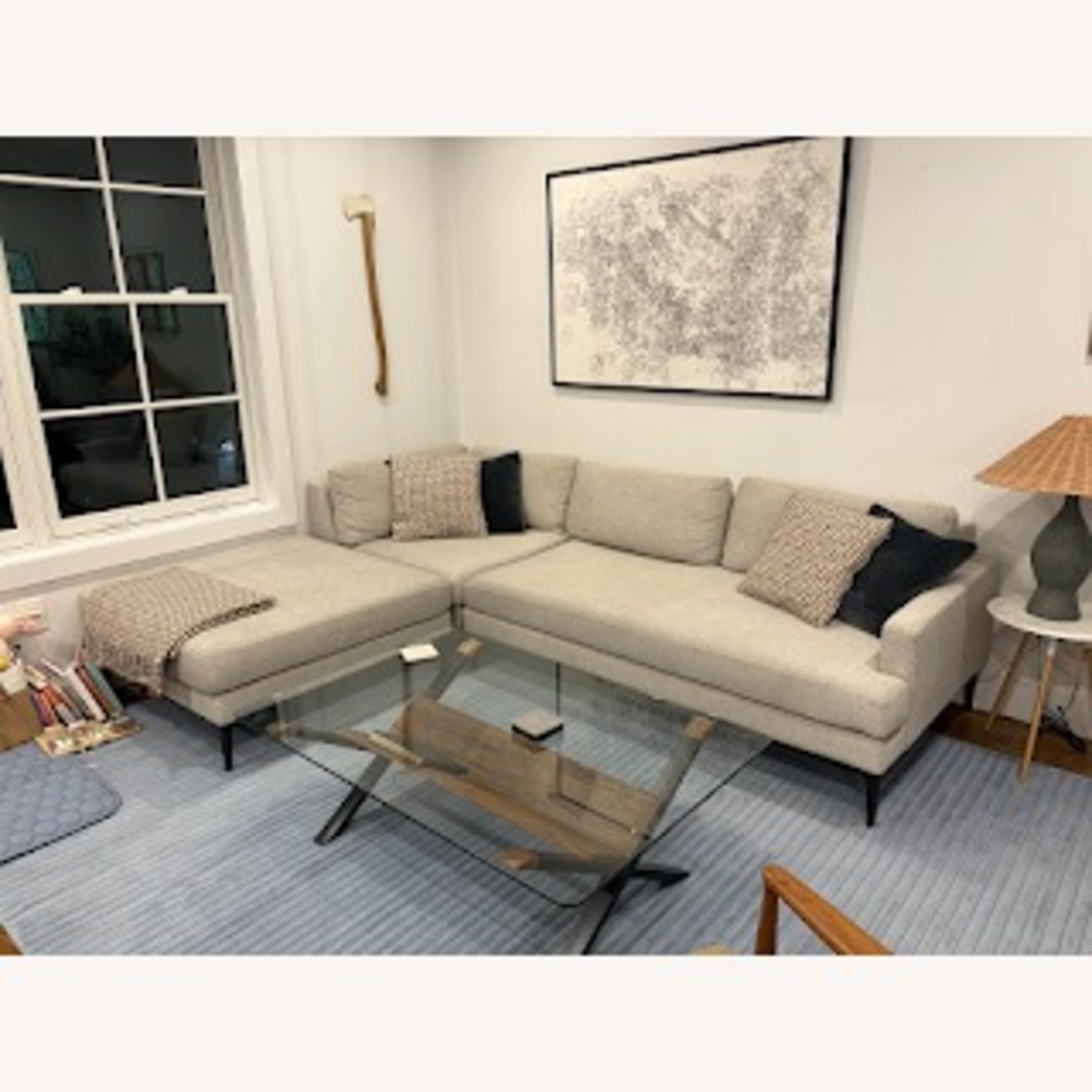 West Elm Andes 3-Piece Ottoman Sectional - image-2