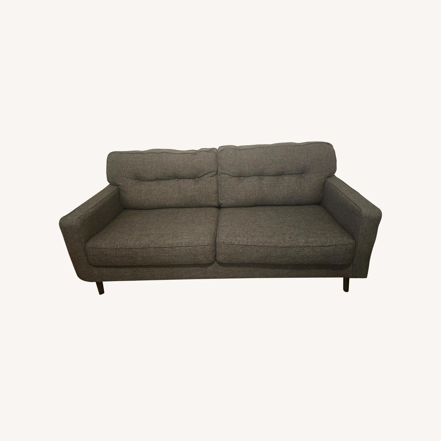 Ashley Furniture Dark Gray Fabric 3 Seater Sofa - image-0