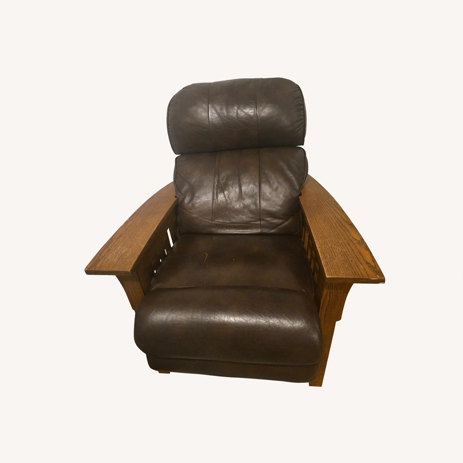 El Dorado Dark Brown Leather Recliner - image-0