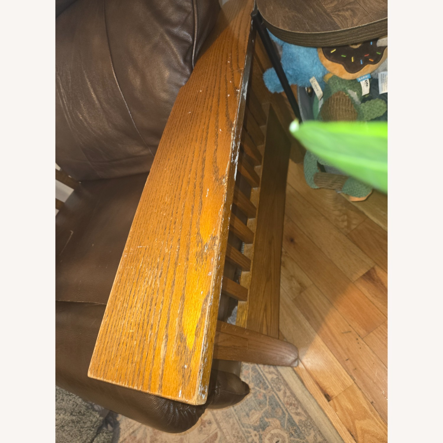 El Dorado Dark Brown Leather Recliner - image-5