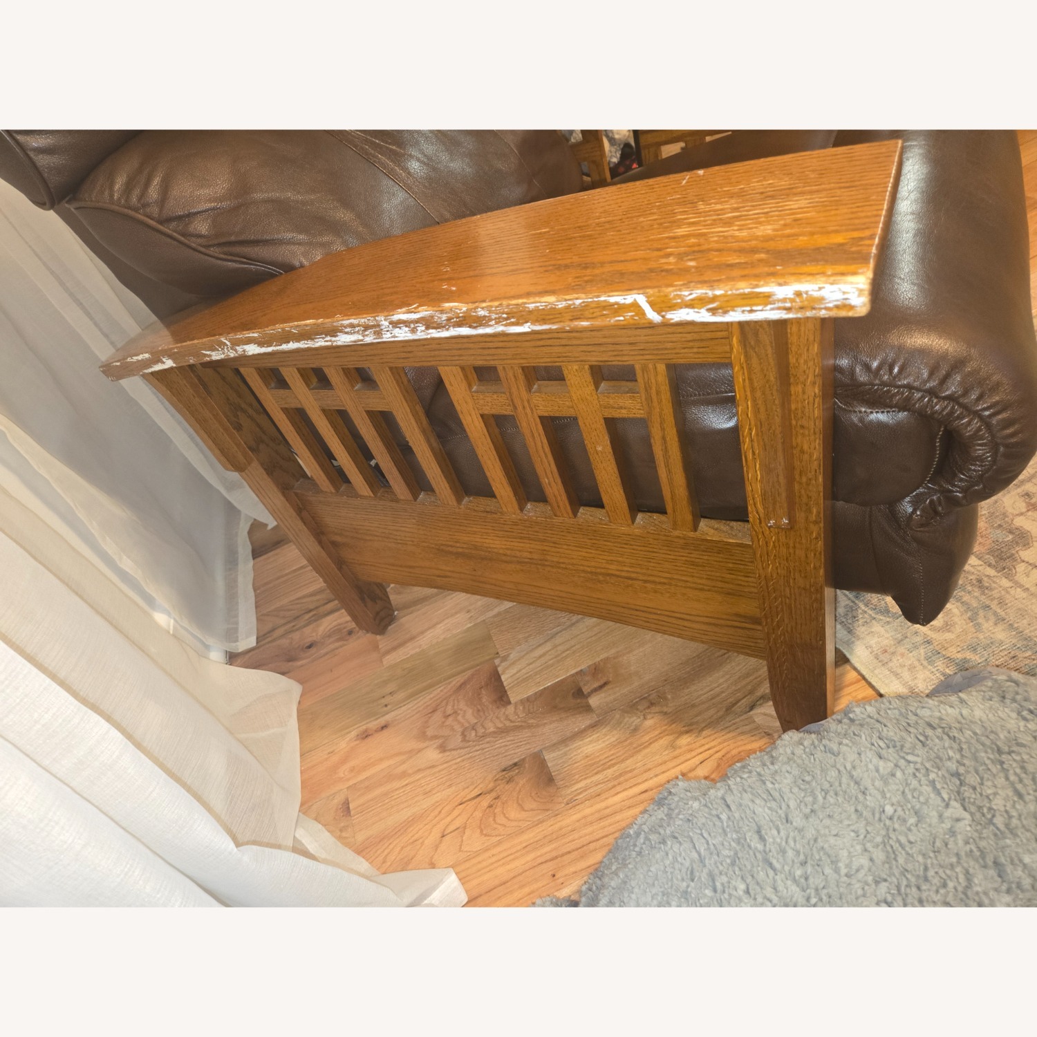 El Dorado Dark Brown Leather Recliner - image-4