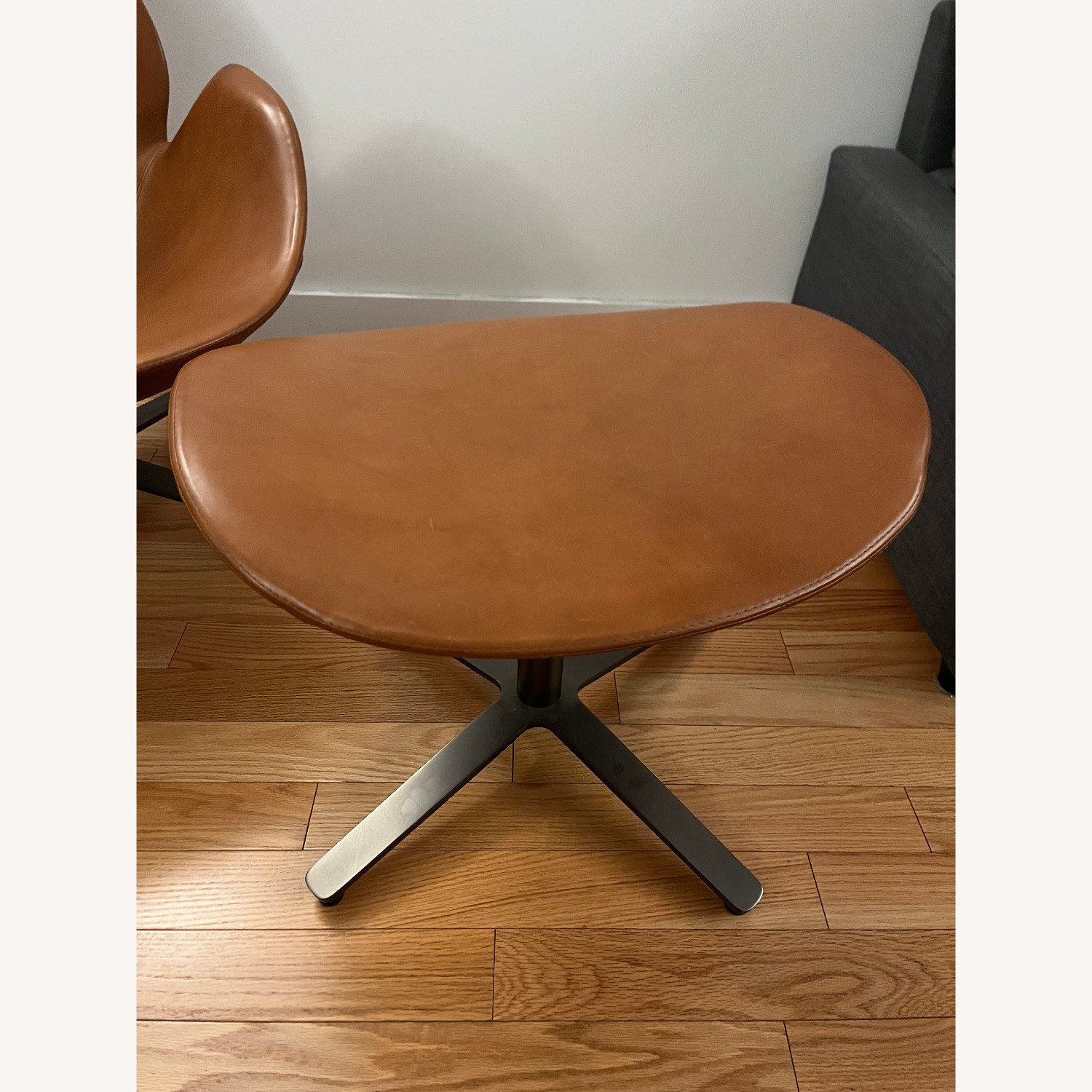 Shelter Armchair by Tacchini With Ottoman - image-3