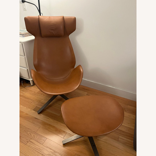 Used Shelter Armchair by Tacchini With Ottoman for sale on AptDeco