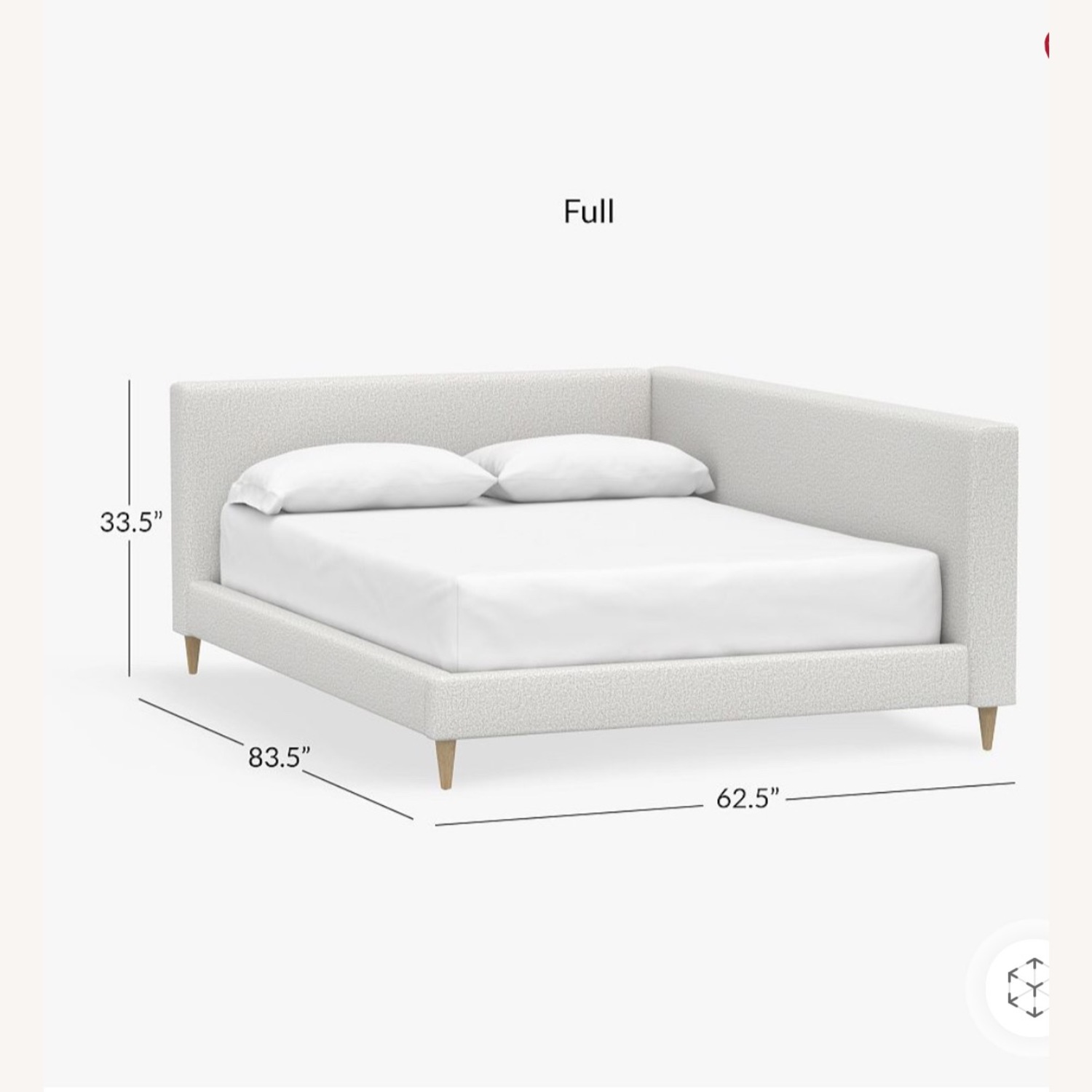 PBK x West Elm Timo Upholstered Full Bed Linen - image-5