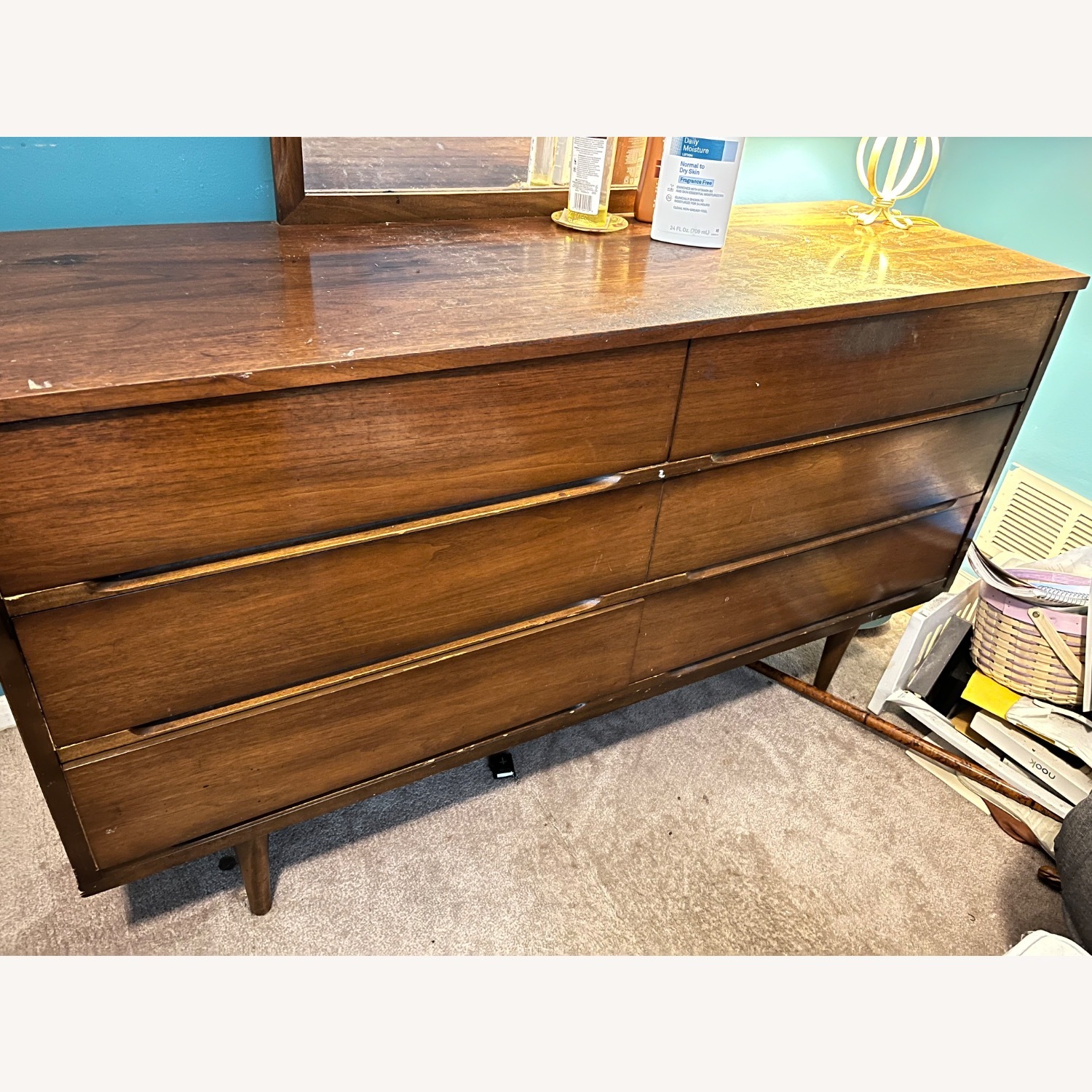 1968 Dresser and Mirror - image-1
