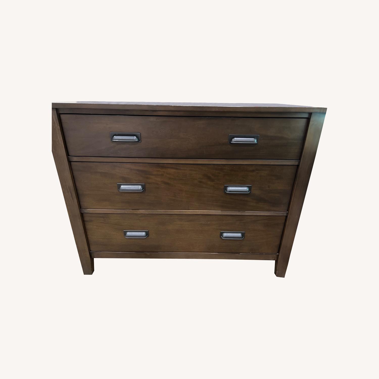 Pottery Barn Kids Dark Brown Wood Dresser - image-0