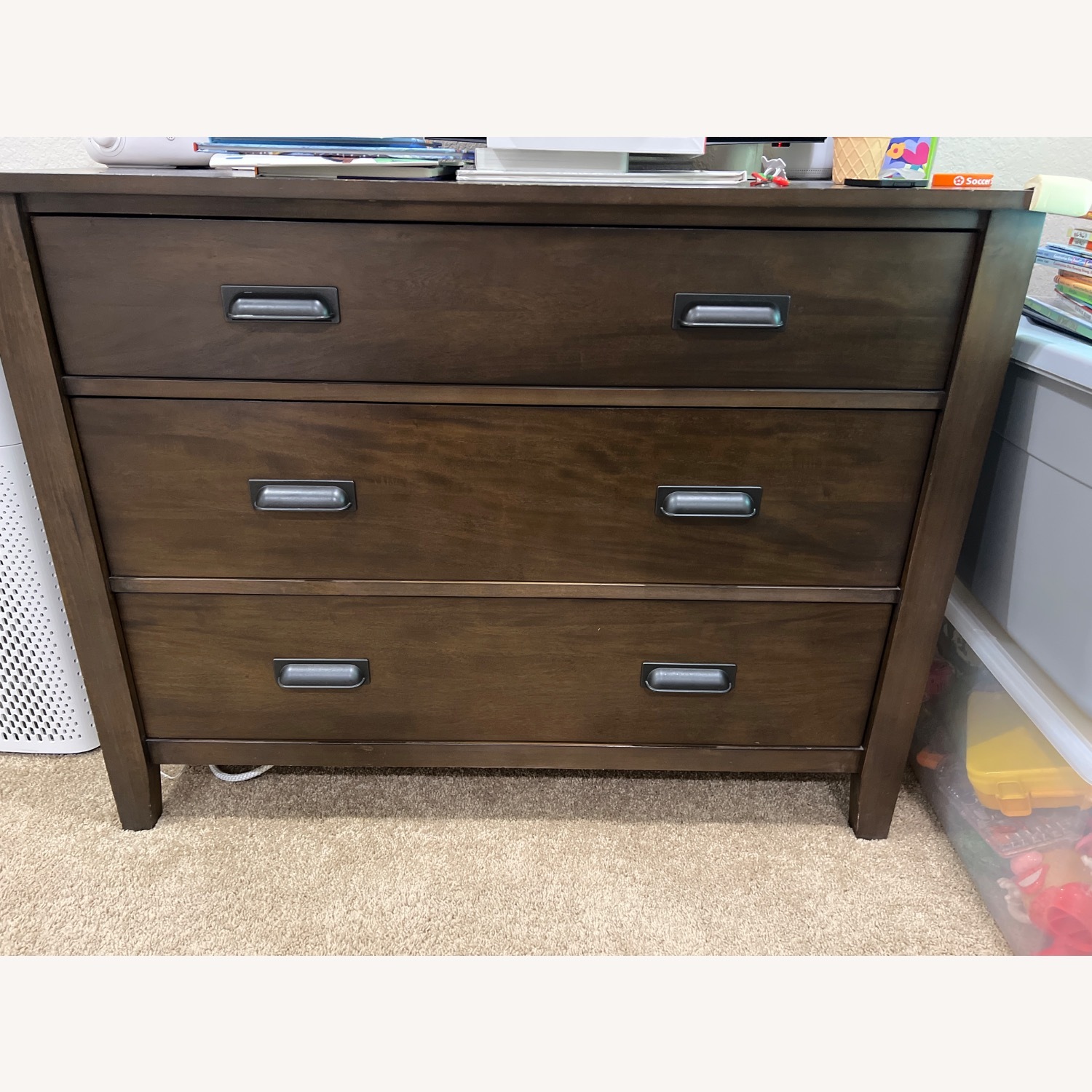 Pottery Barn Kids Dark Brown Wood Dresser - image-2