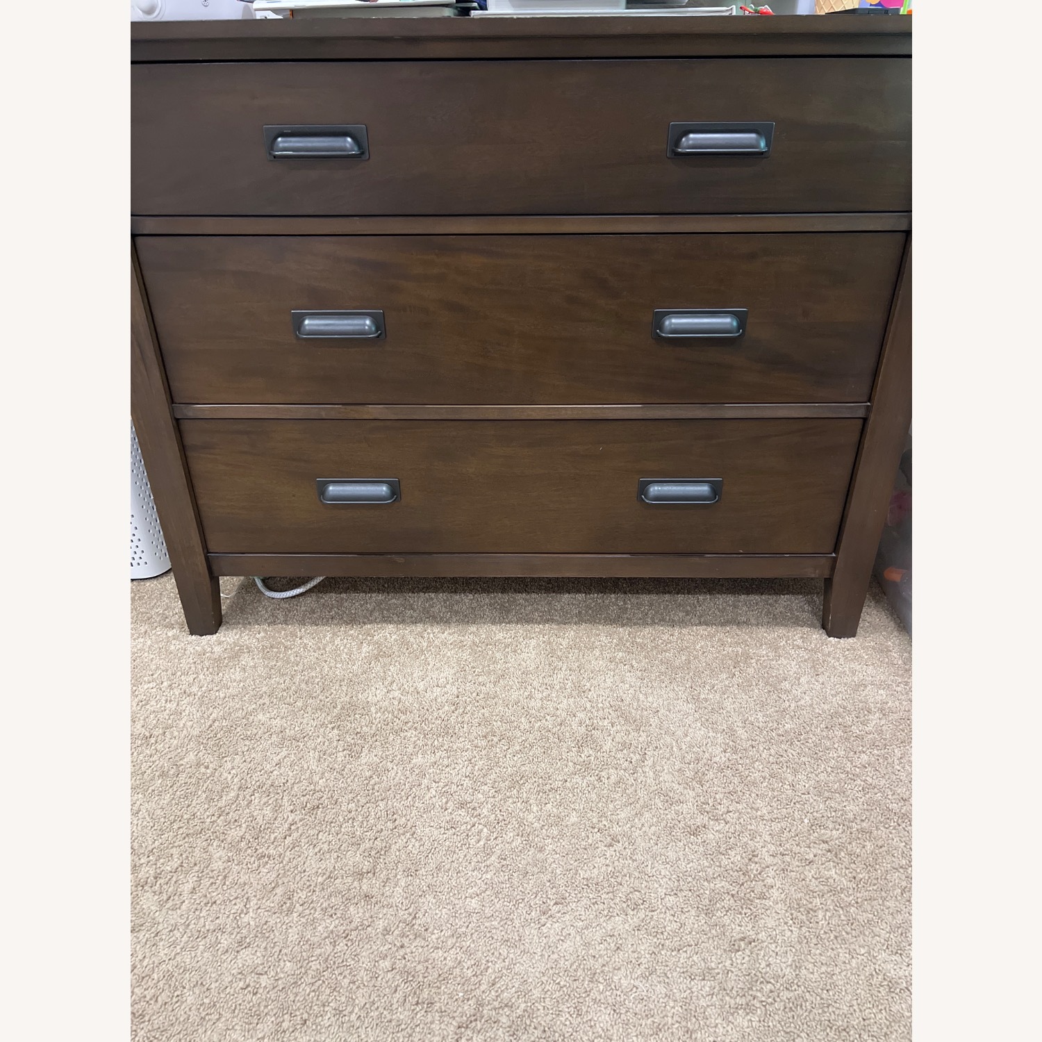 Pottery Barn Kids Dark Brown Wood Dresser - image-1