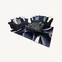 Fashion Bed Blue Fabric Area Rug 12' x 15'