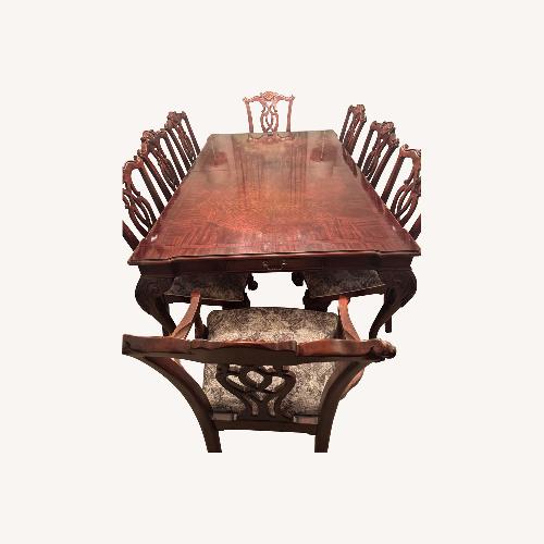 Used Century Furniture Dining Table + 8 Chairs for sale on AptDeco