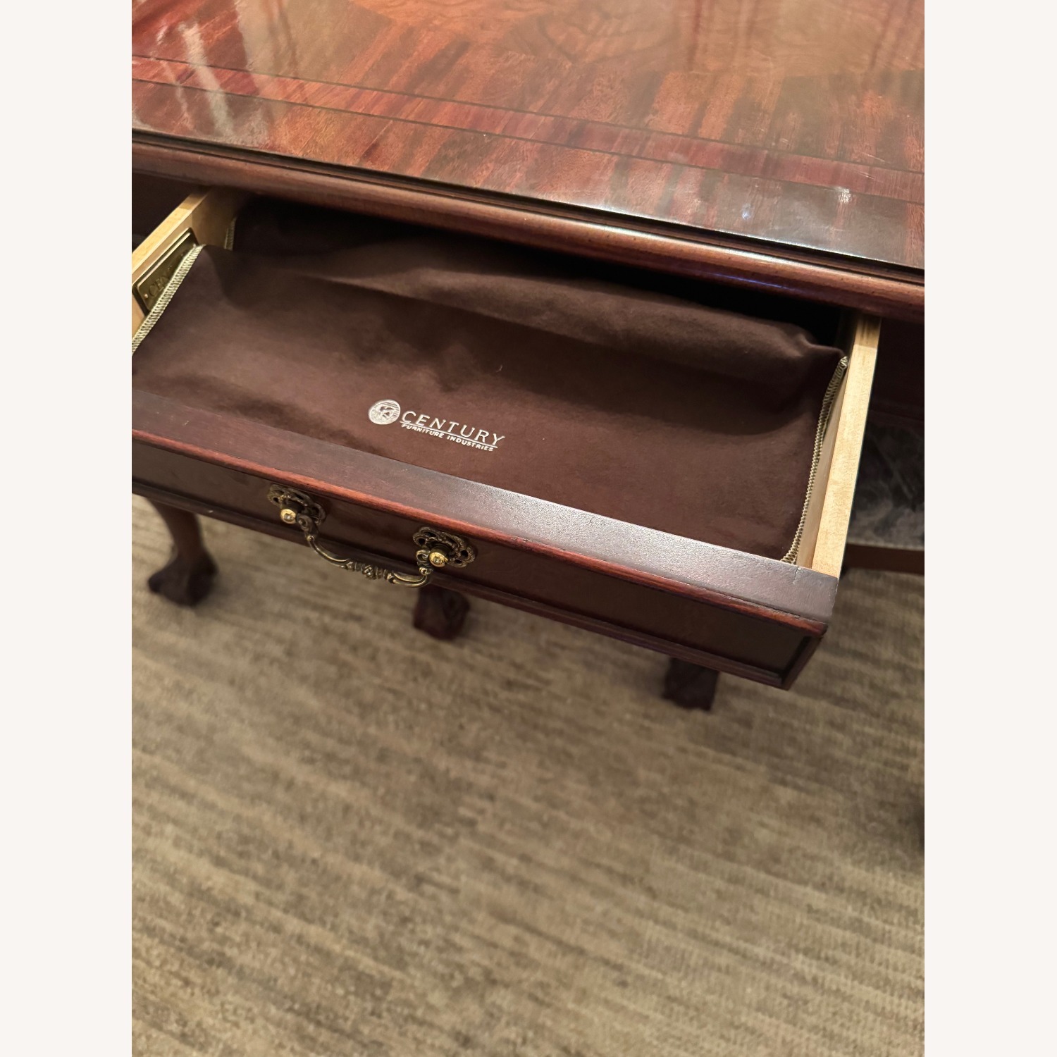 Century Furniture Dining Table + 8 Chairs - image-3