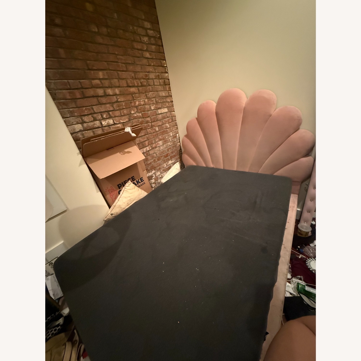  Emily & Merritt Upholstered Shell Bed  - image-2