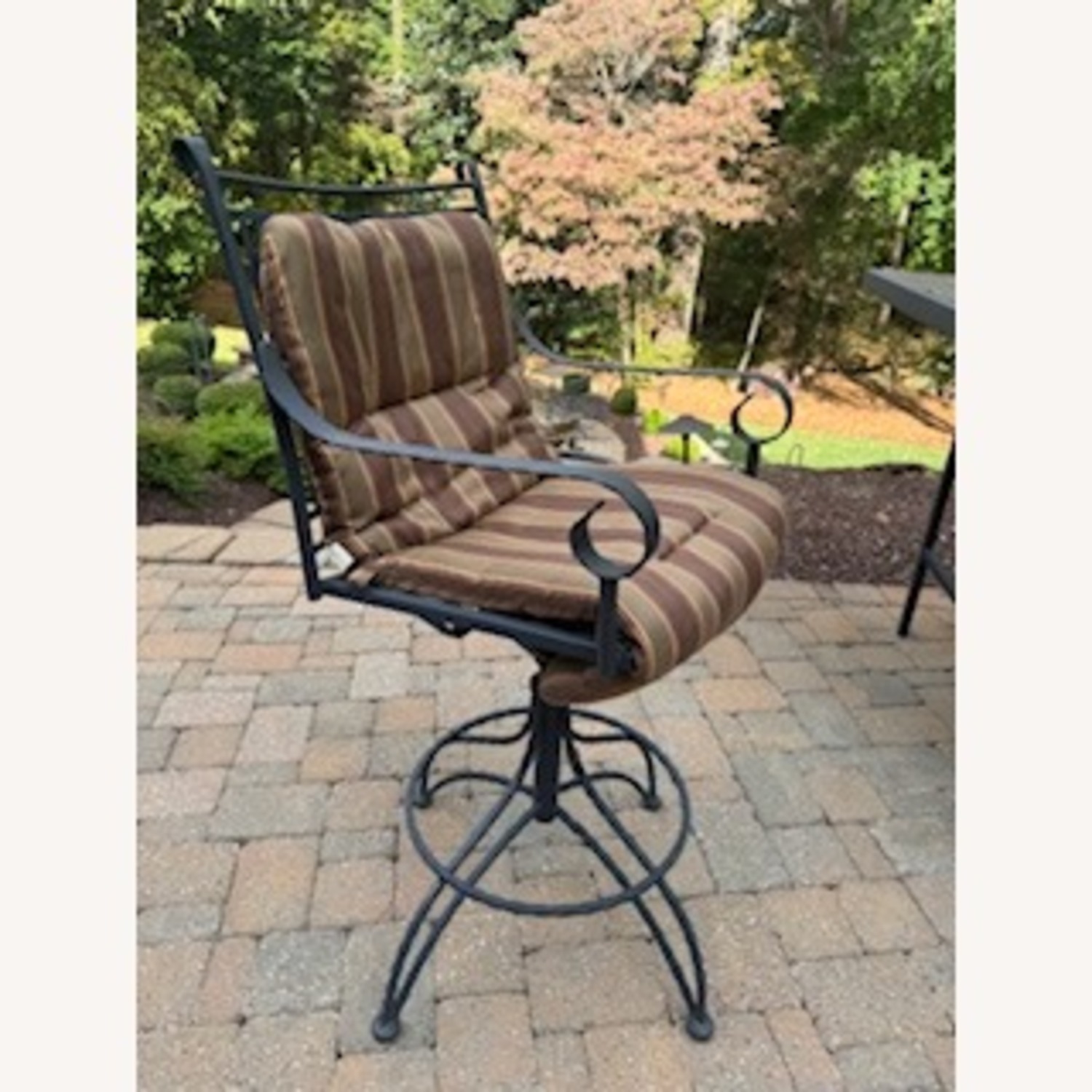 Meadowcraft Black Metal Patio Furniture - image-1
