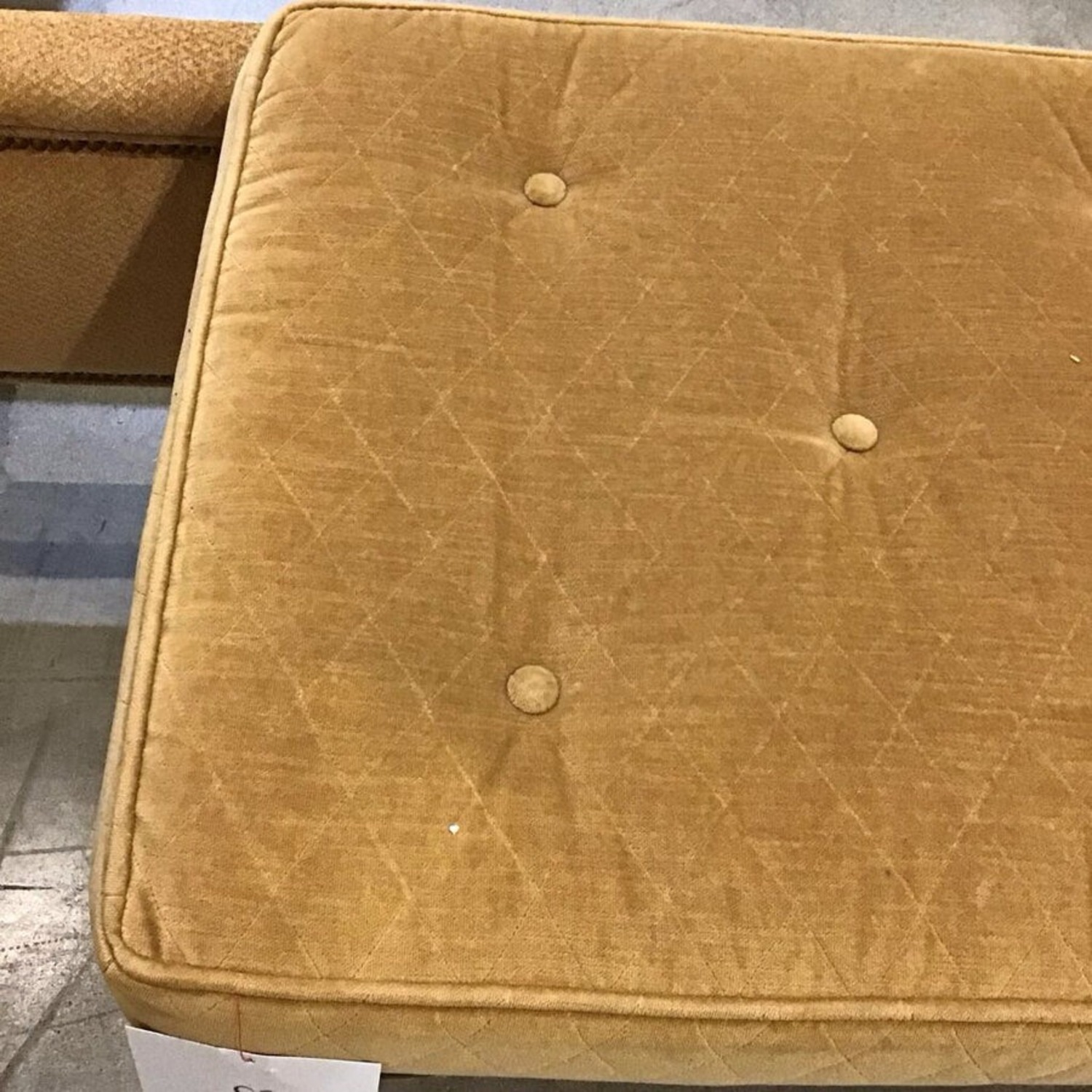 Traditional Upholstered Button Tufted Bench - image-5