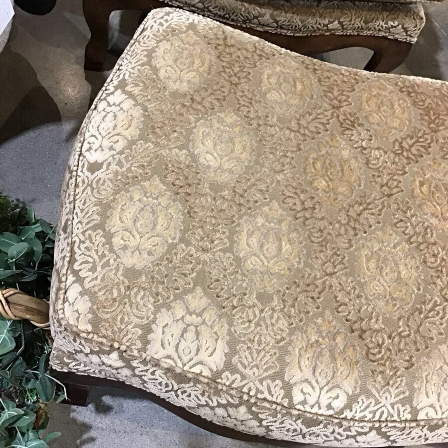 Hickory White Juliette Chair w Matching Ottoman - image-8