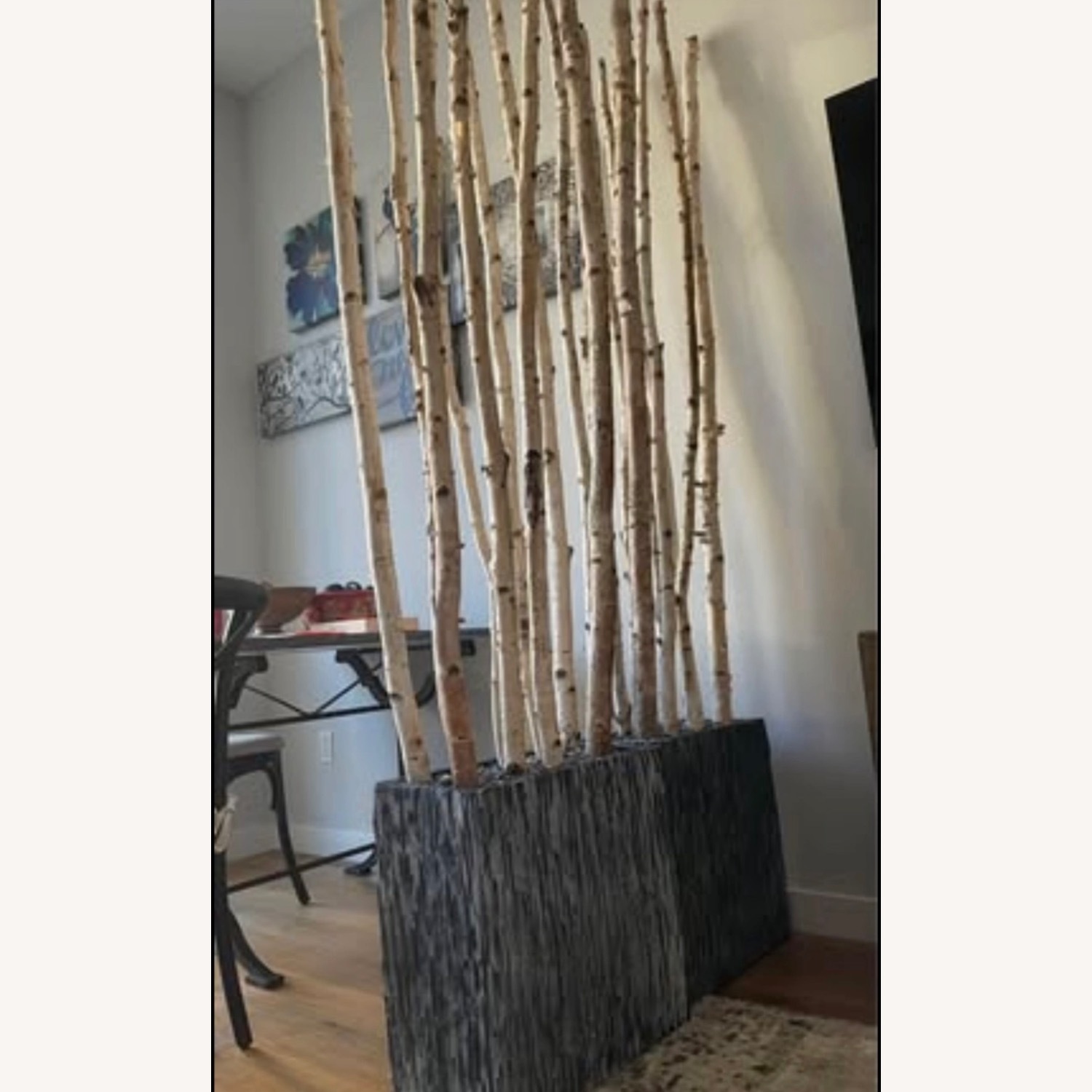 West Elm Faux Potted Birch Tree Divider - image-2