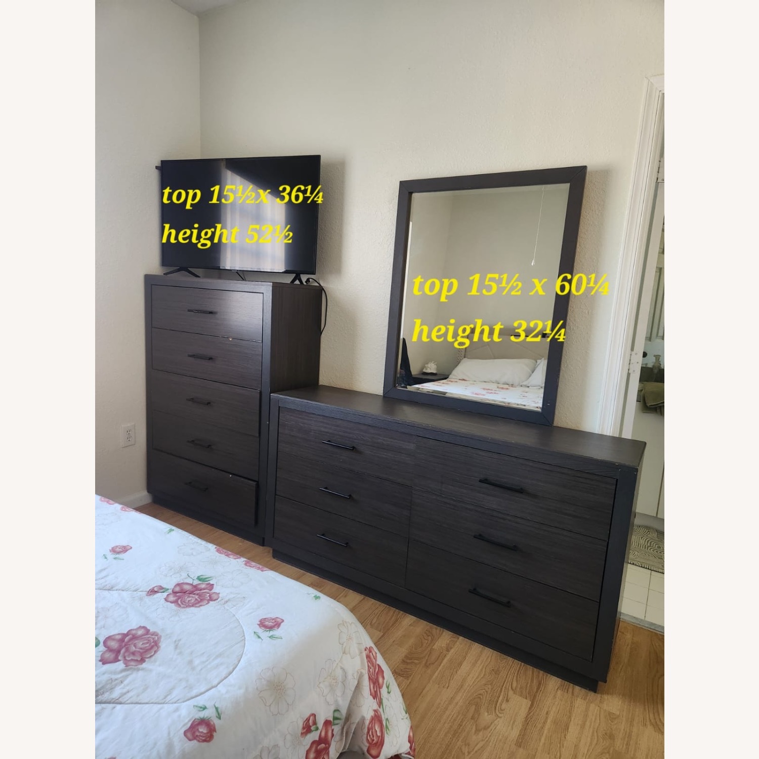 6 Drawers - Dresser With Mirror  - image-3