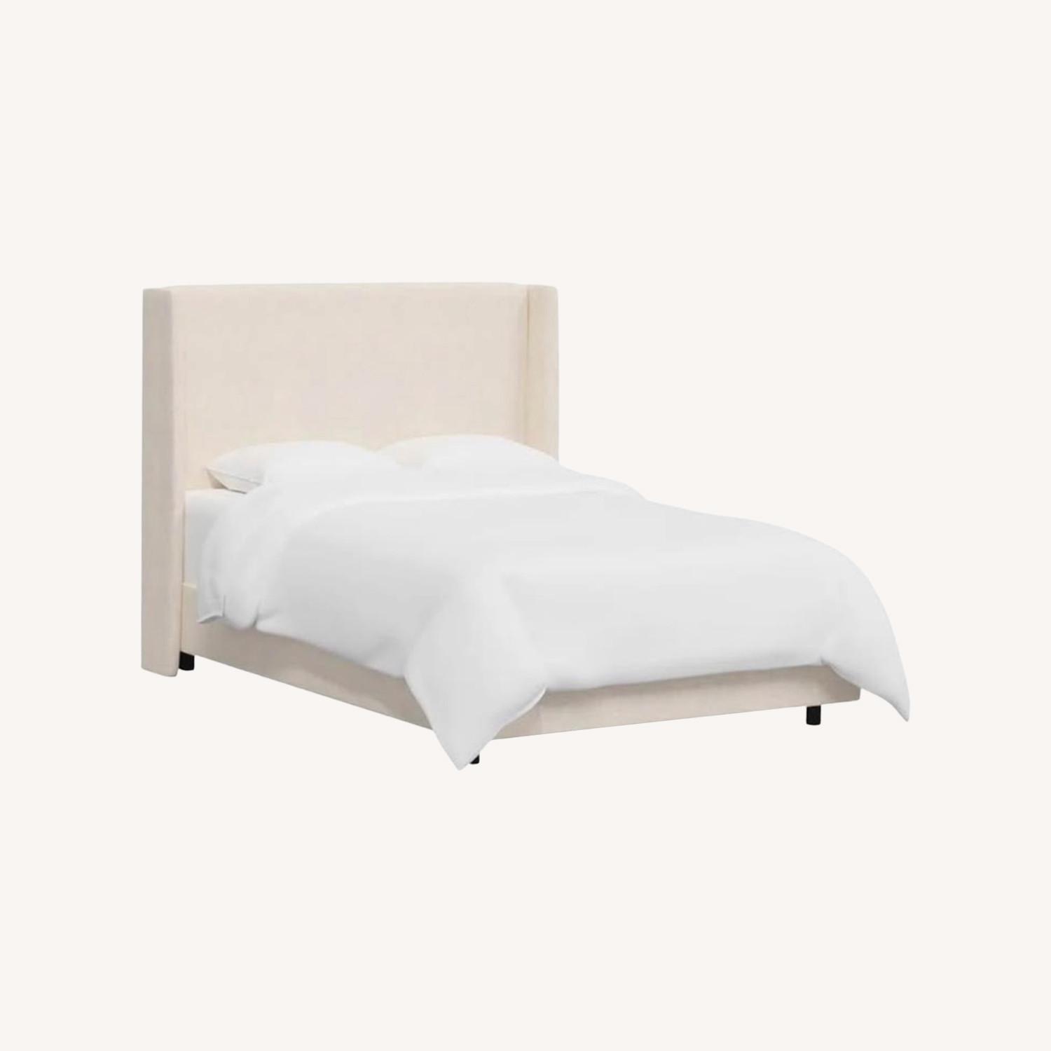 Joss & Main Tilly White King Bed Frame - image-0