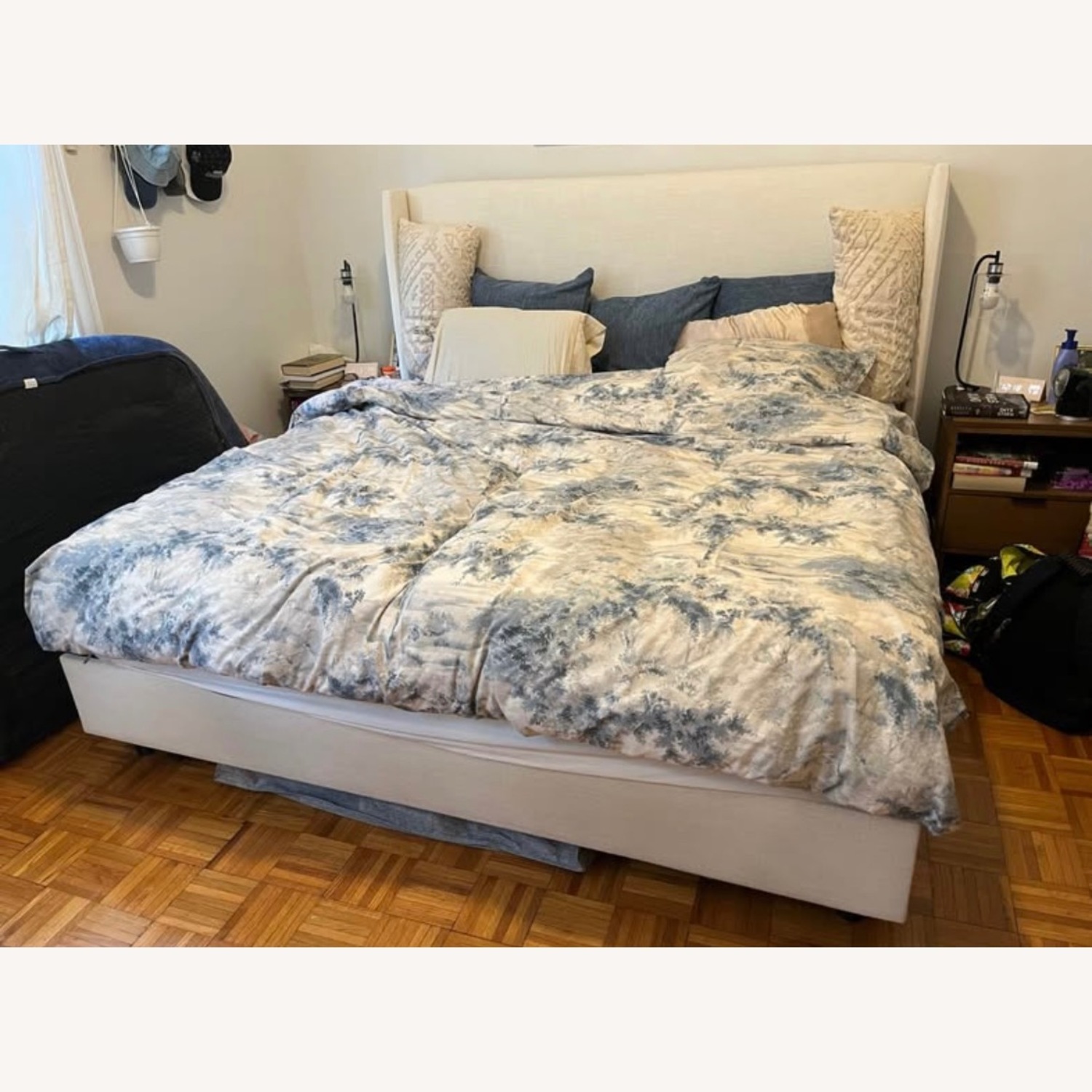 Joss & Main Tilly White King Bed Frame - image-2