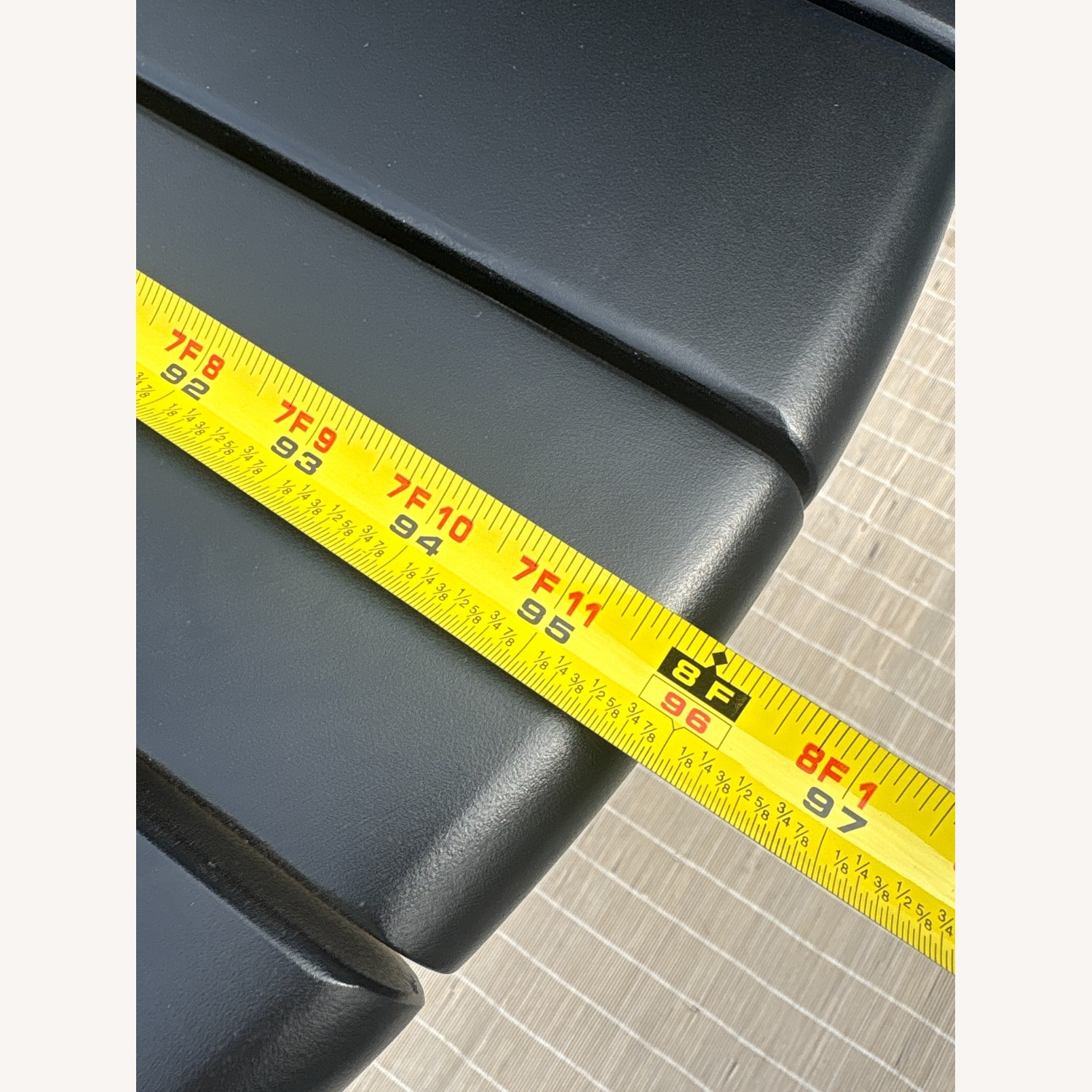 Restoration Hardware Striata Aluminum Dining Table - image-1