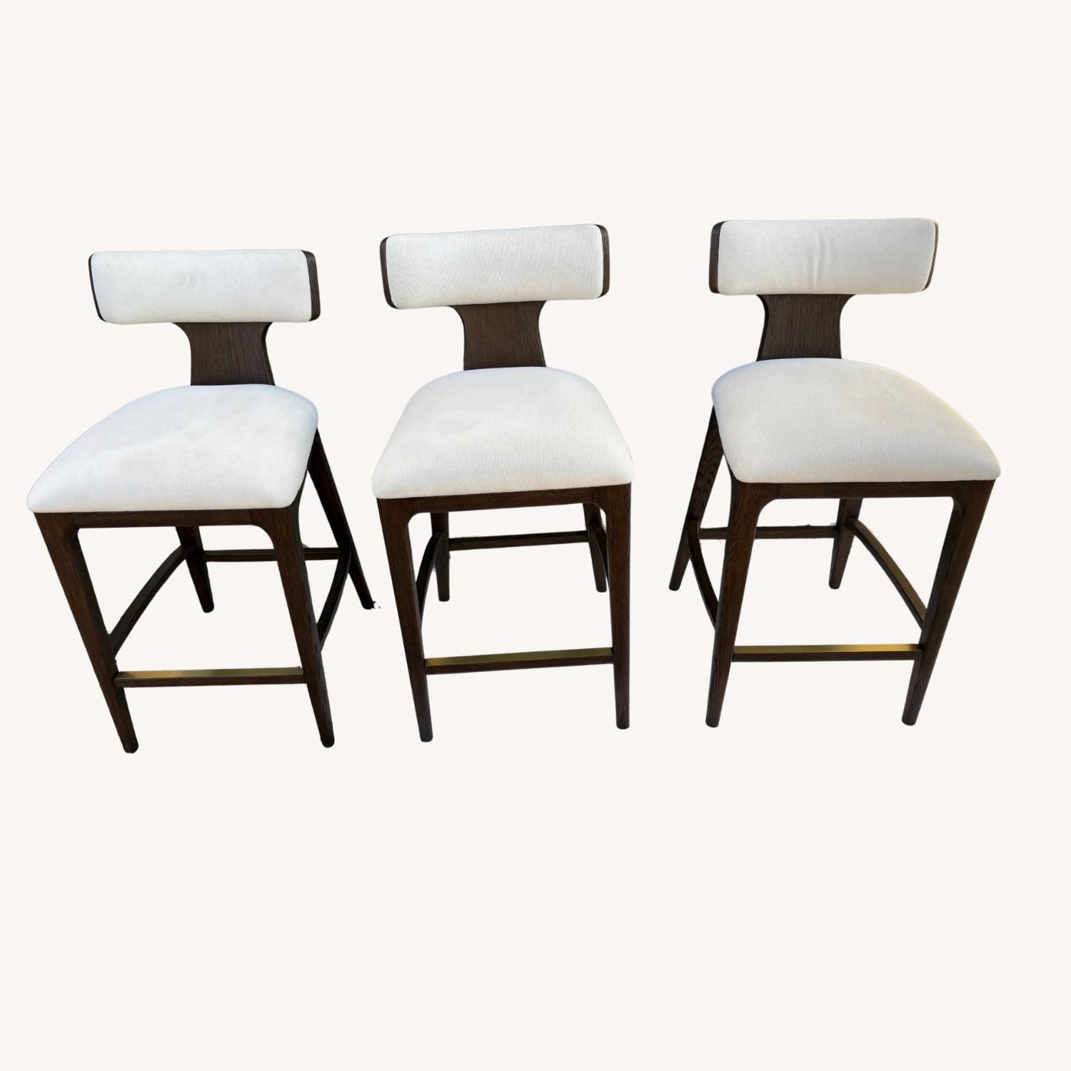 RH Ligné Fabric Bar & Counter Stools — Set of 3 - image-13