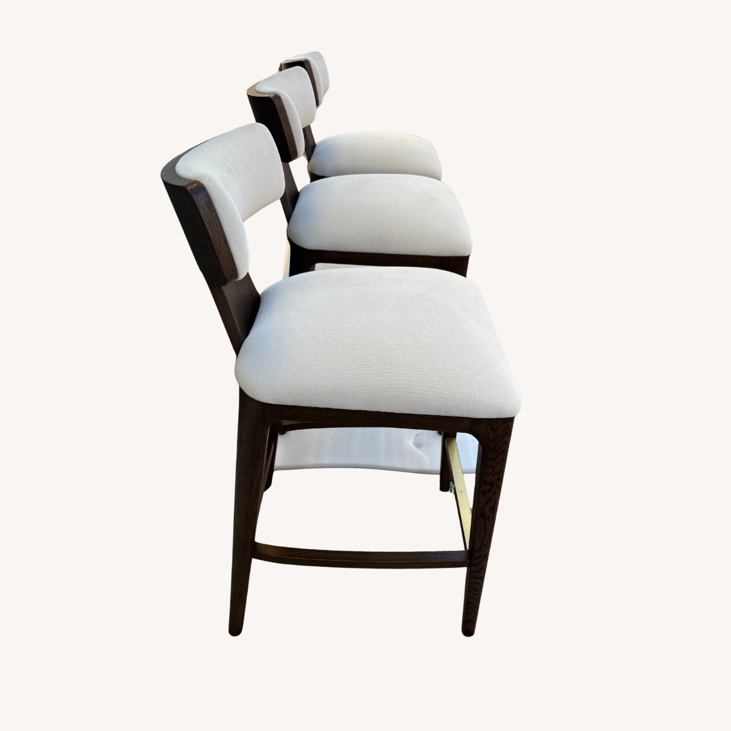 RH Ligné Fabric Bar & Counter Stools — Set of 3 - image-6