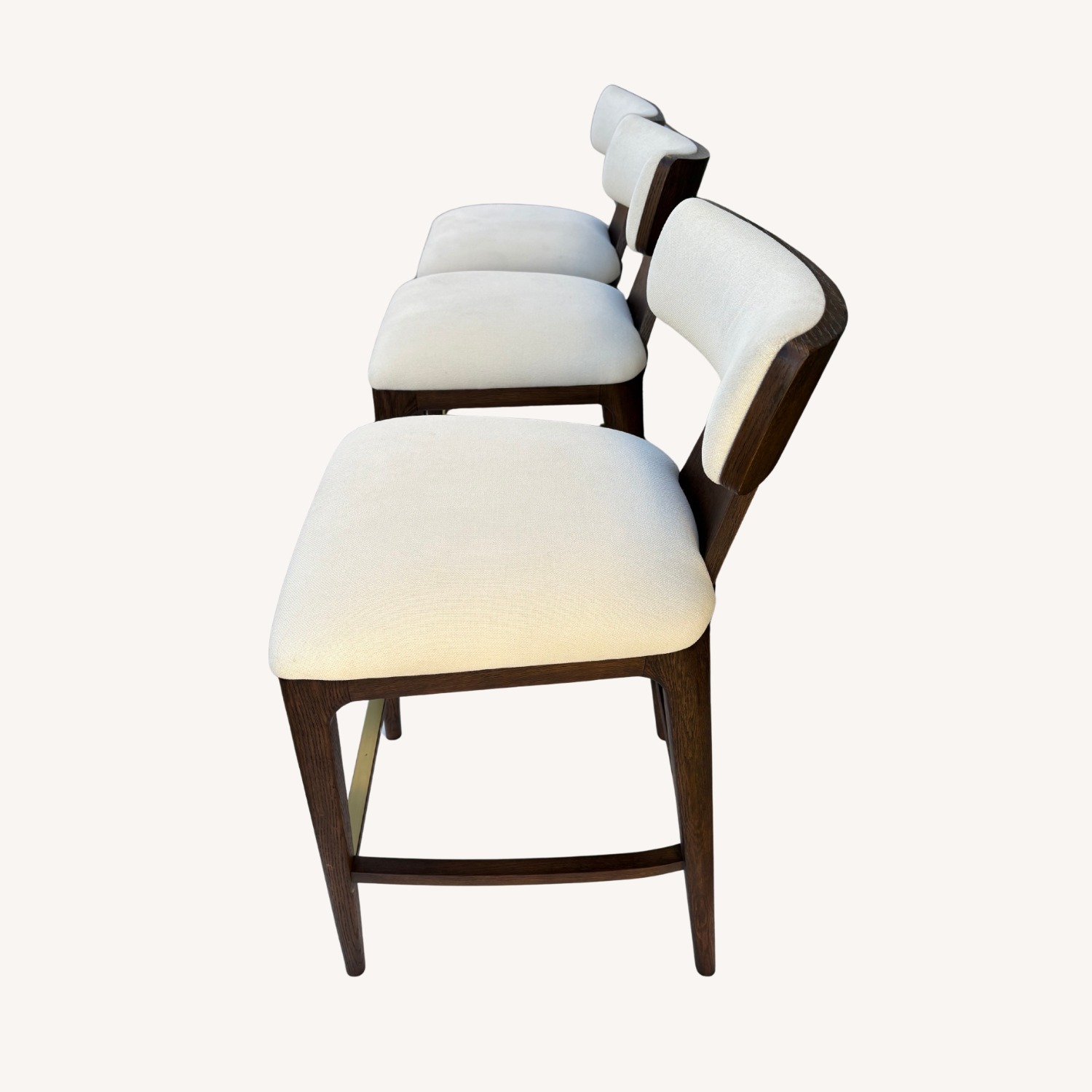 RH Ligné Fabric Bar & Counter Stools — Set of 3 - image-9