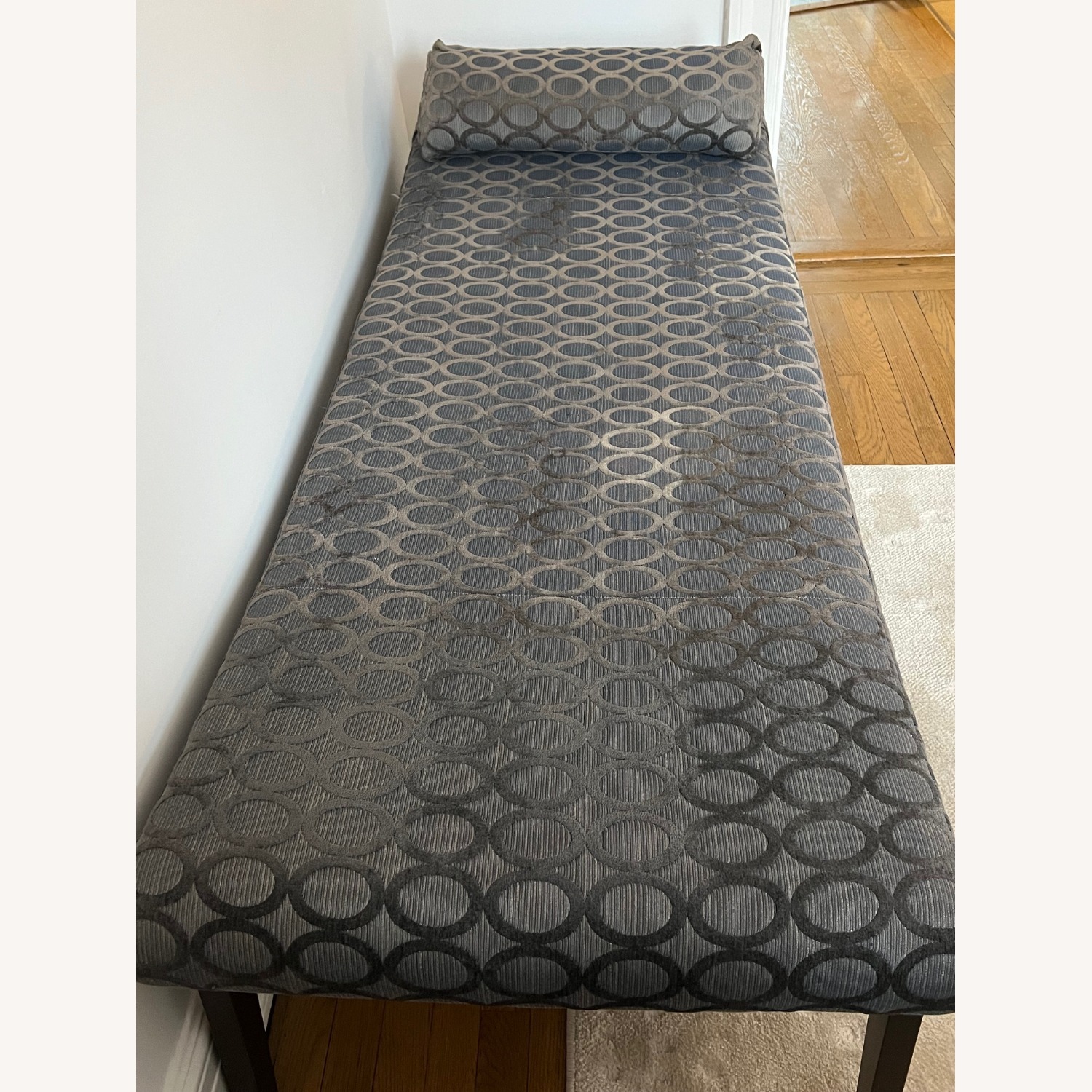 Dark Gray Chaise Lounge - image-3