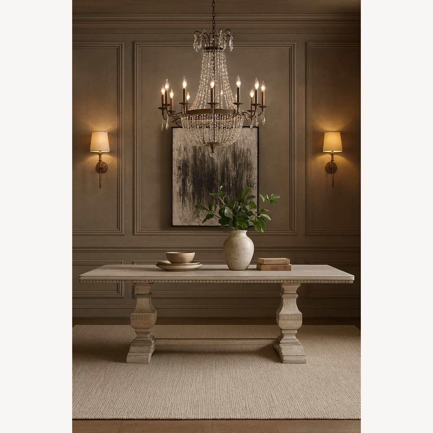 Arhaus Cerea Amalfi Bell’Arte Dining Table – 78” - image-0