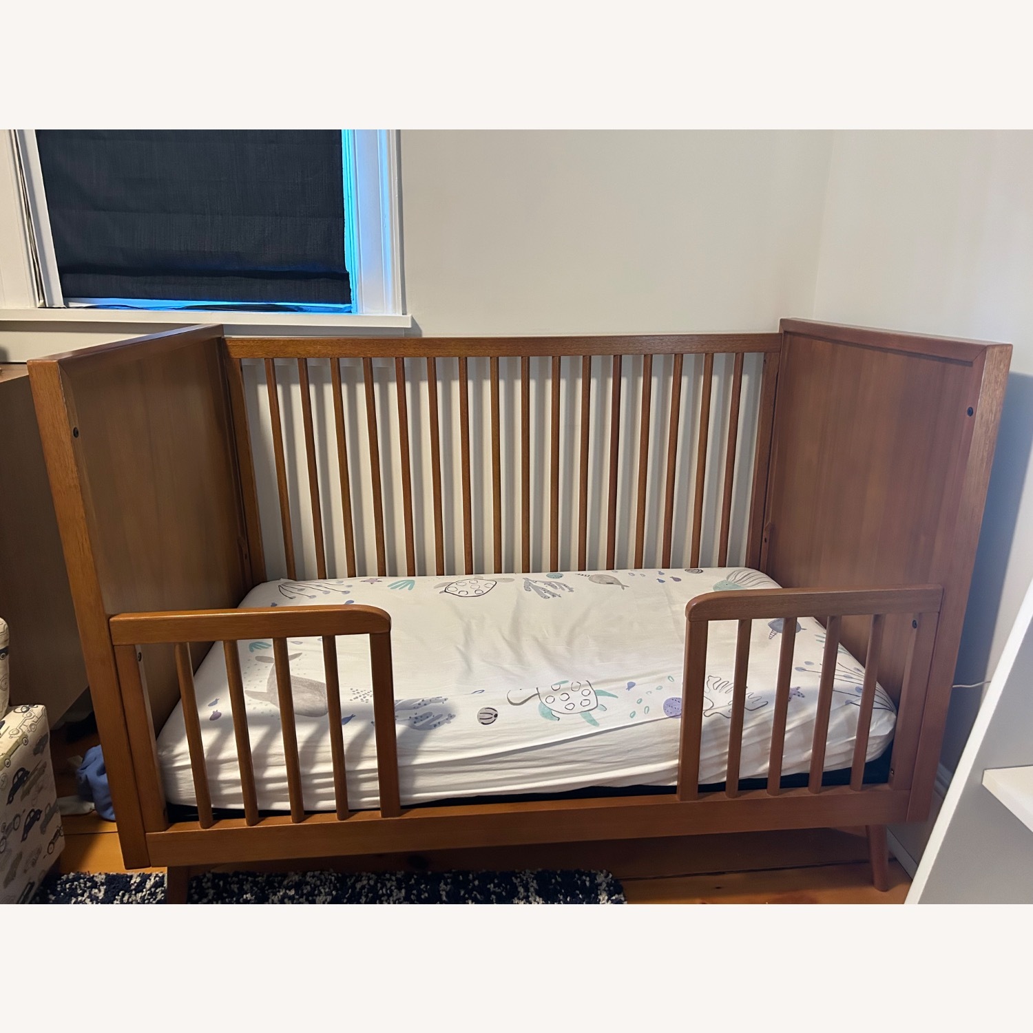 West Elm Mid-century Convertible Crib  - image-1