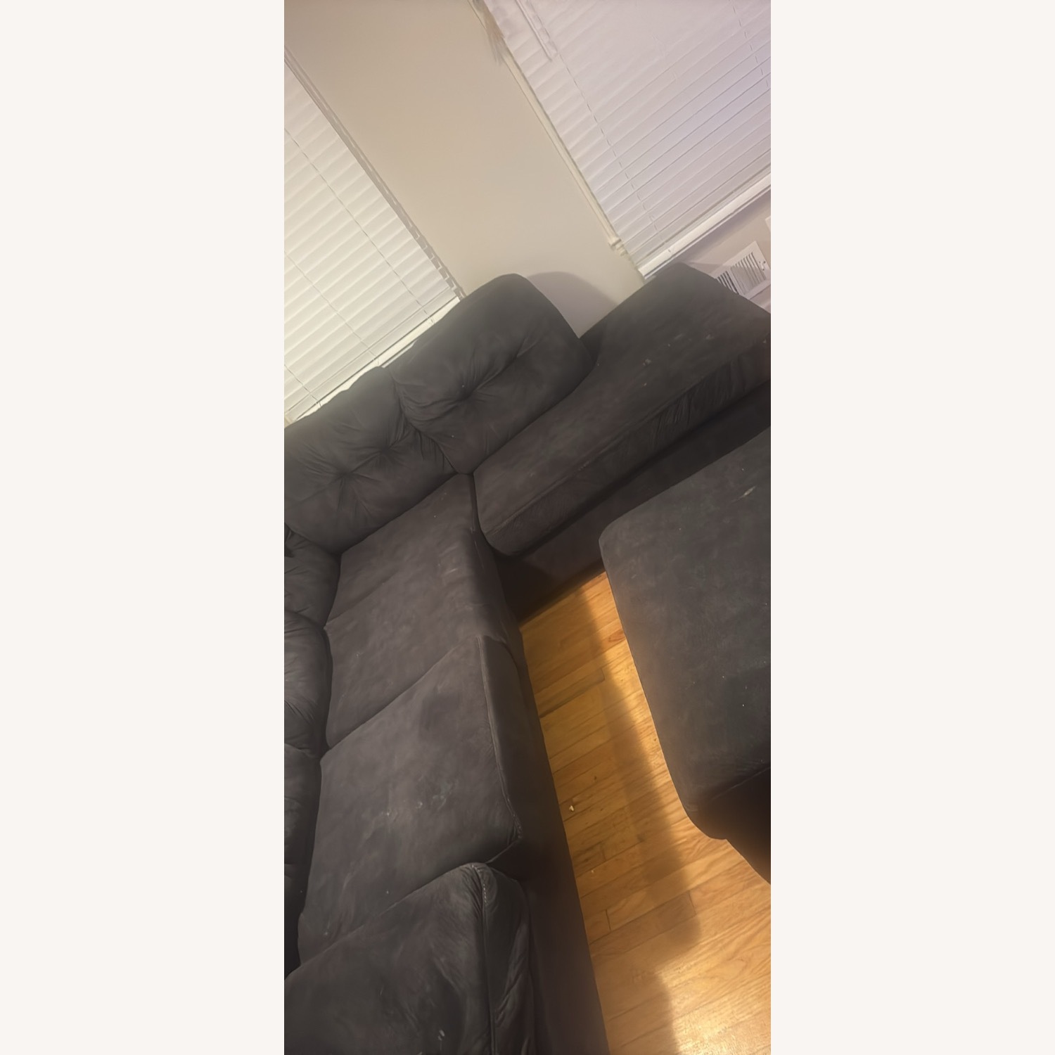 Ashley Furniture Dark Brown 2 Piece Sectional - image-3