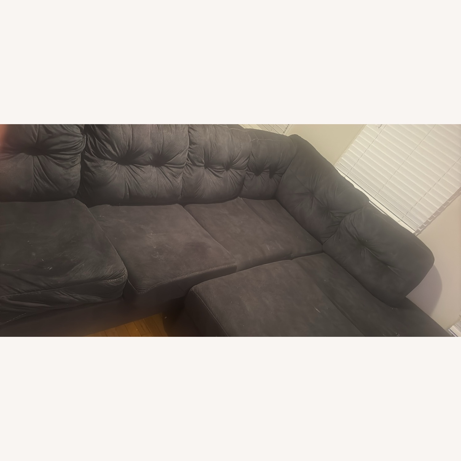 Ashley Furniture Dark Brown 2 Piece Sectional - image-2