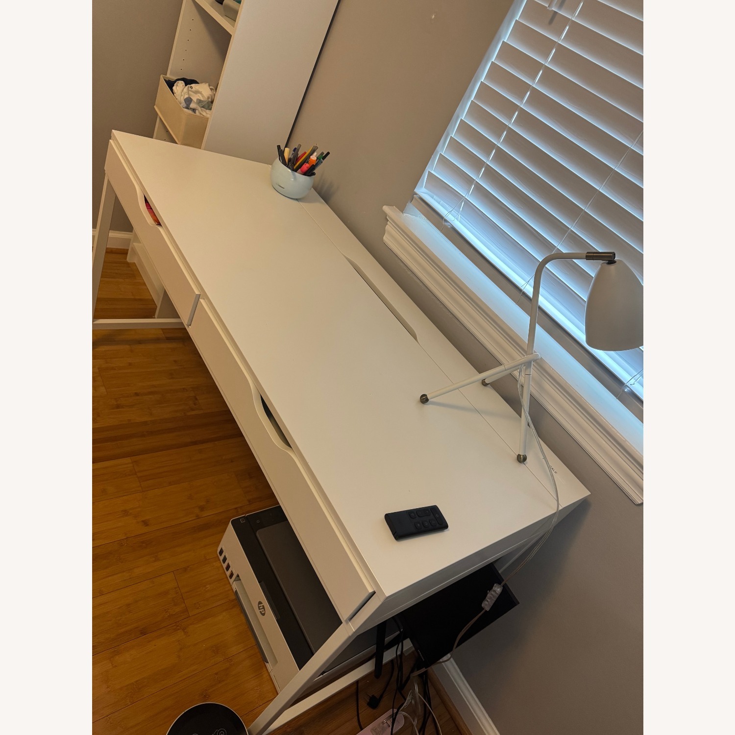 IKEA Alex White Desk - image-2