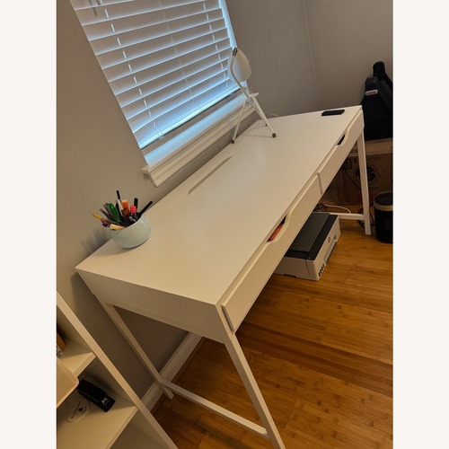 Used IKEA Alex White Desk for sale on AptDeco