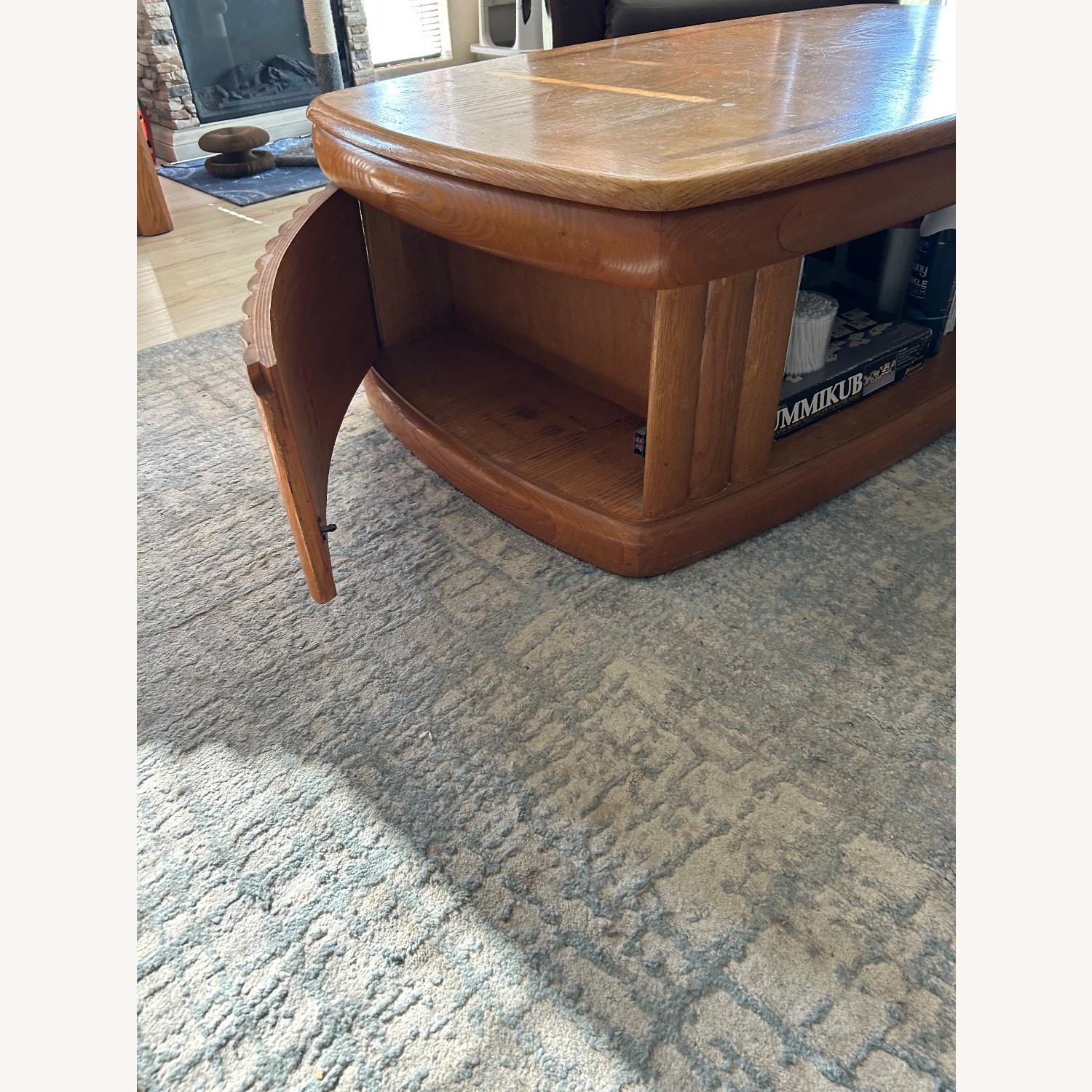 Natural Oak Coffee Table - image-3