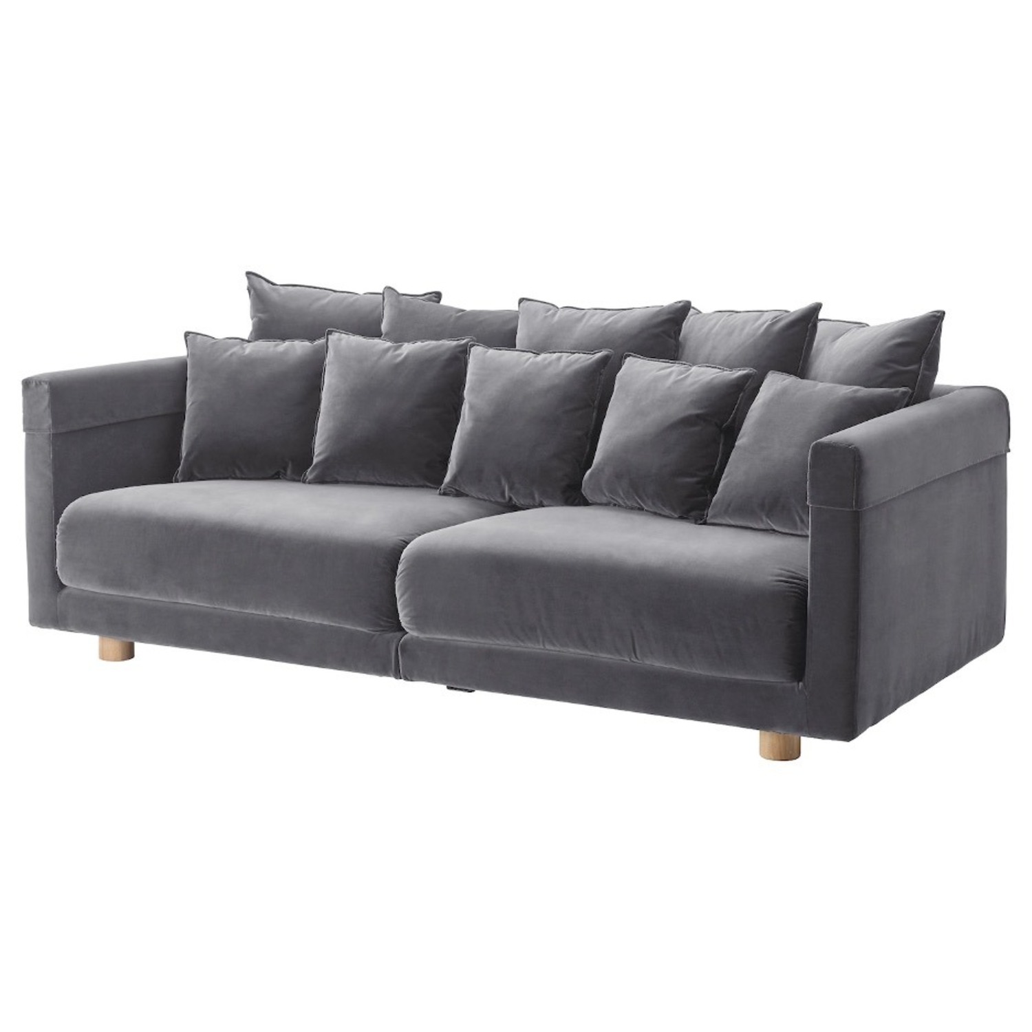 IKEA Dark Gray Stockholm Sofa - image-1