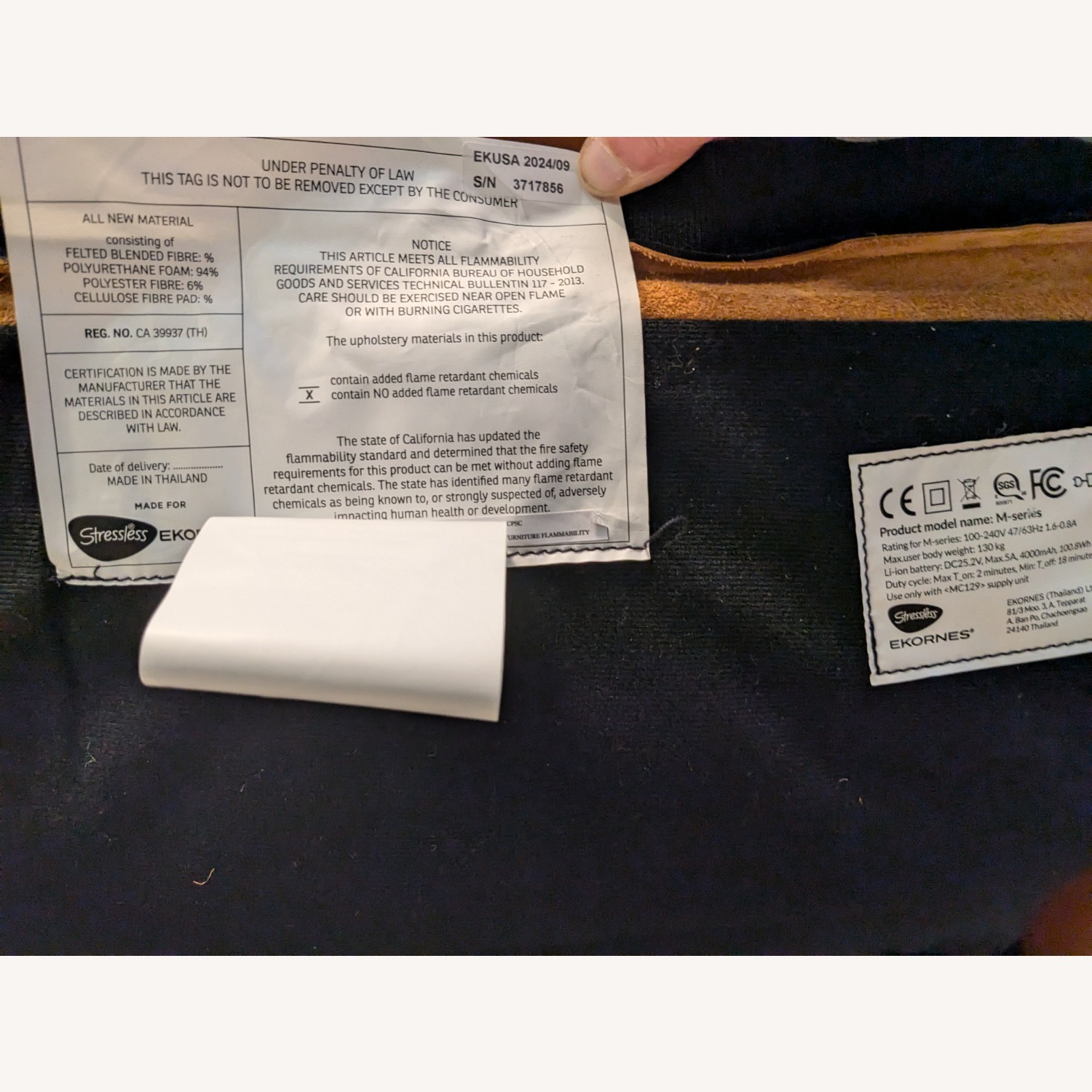 Stressless Max (M) Power Recliner – Paloma Leather - image-10