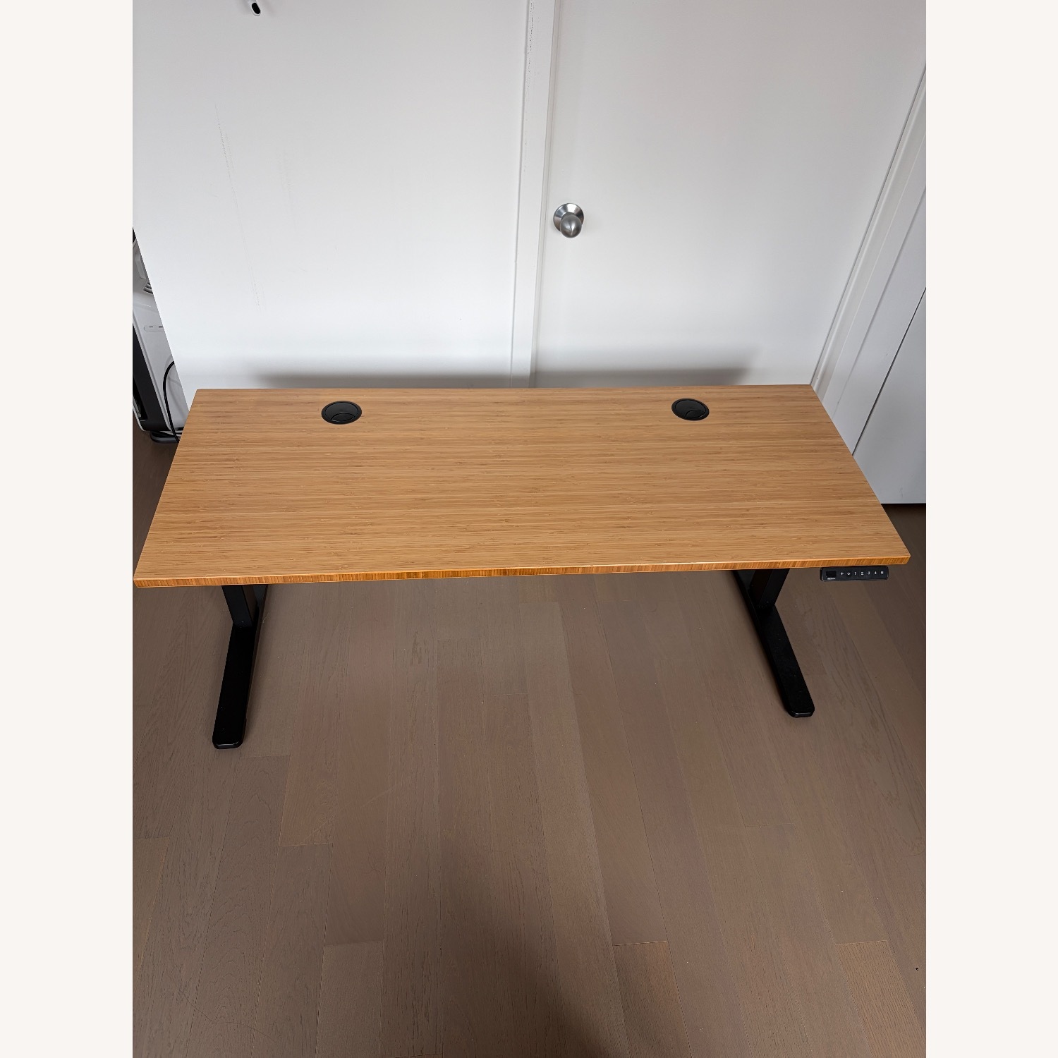 UPLIFT 60x24” Bamboo Standing Desk - image-1