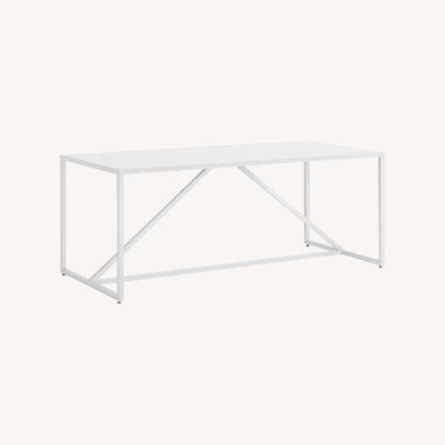 Used Blu Dot Strut White Dining Table for sale on AptDeco