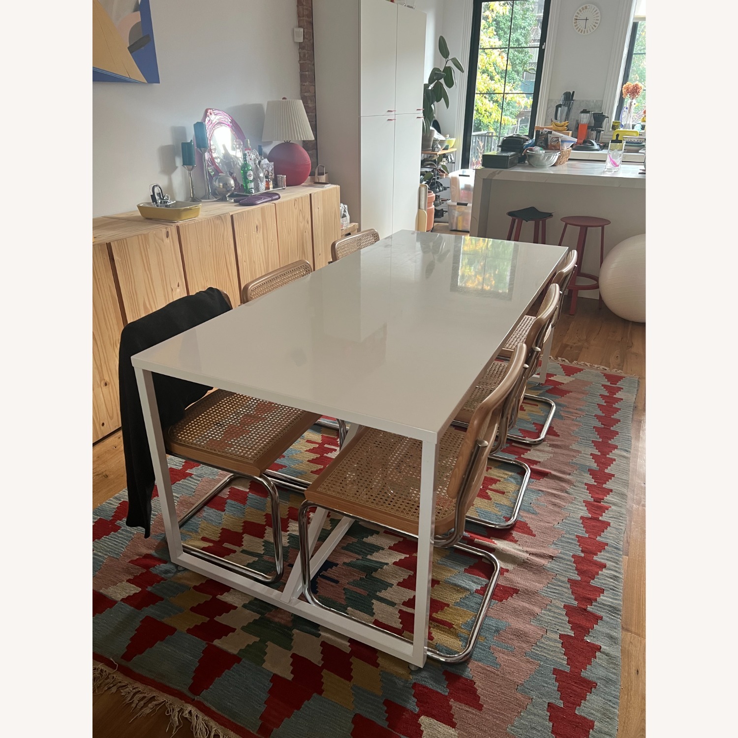 Blu Dot Strut White Dining Table - image-3