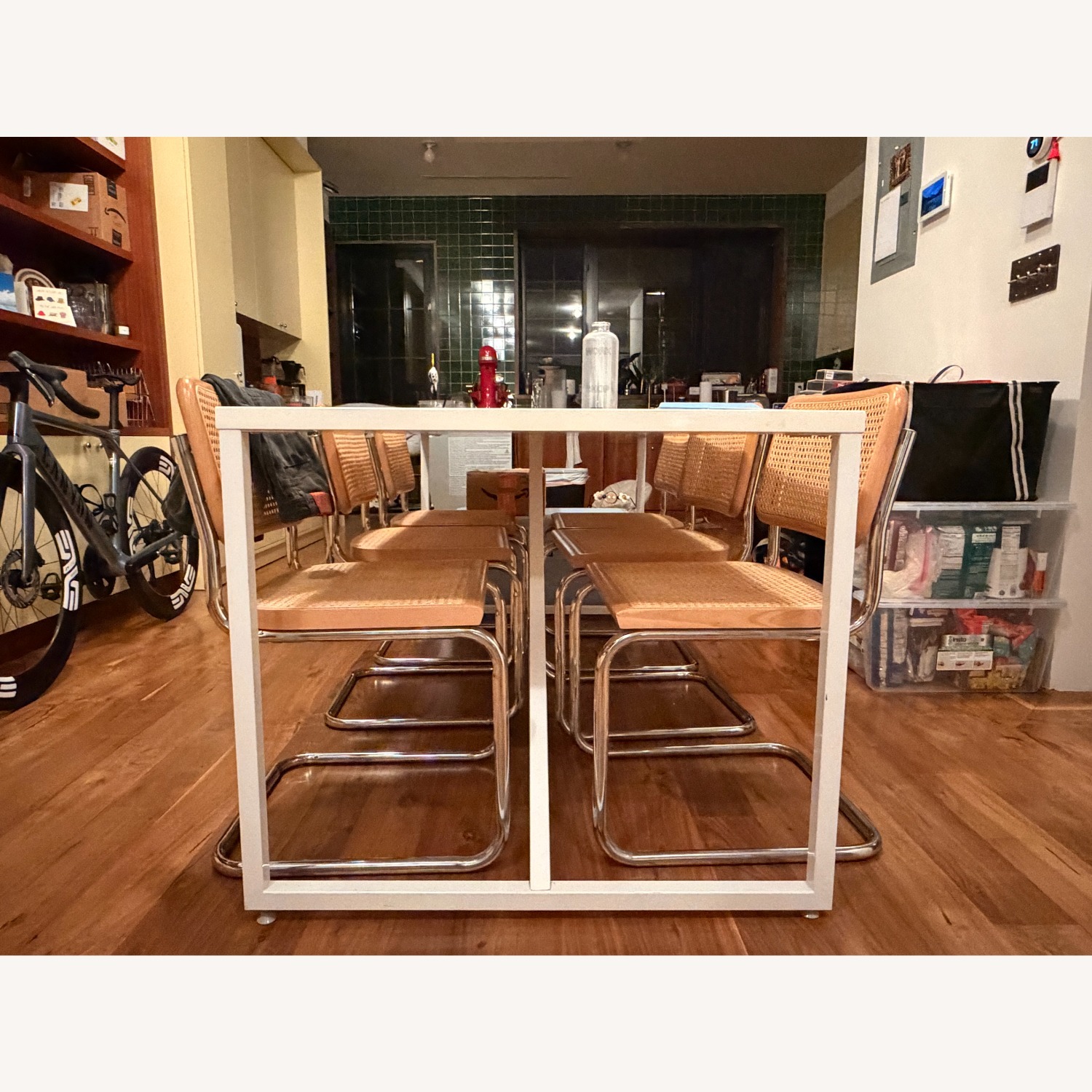 Blu Dot Strut White Dining Table - image-9