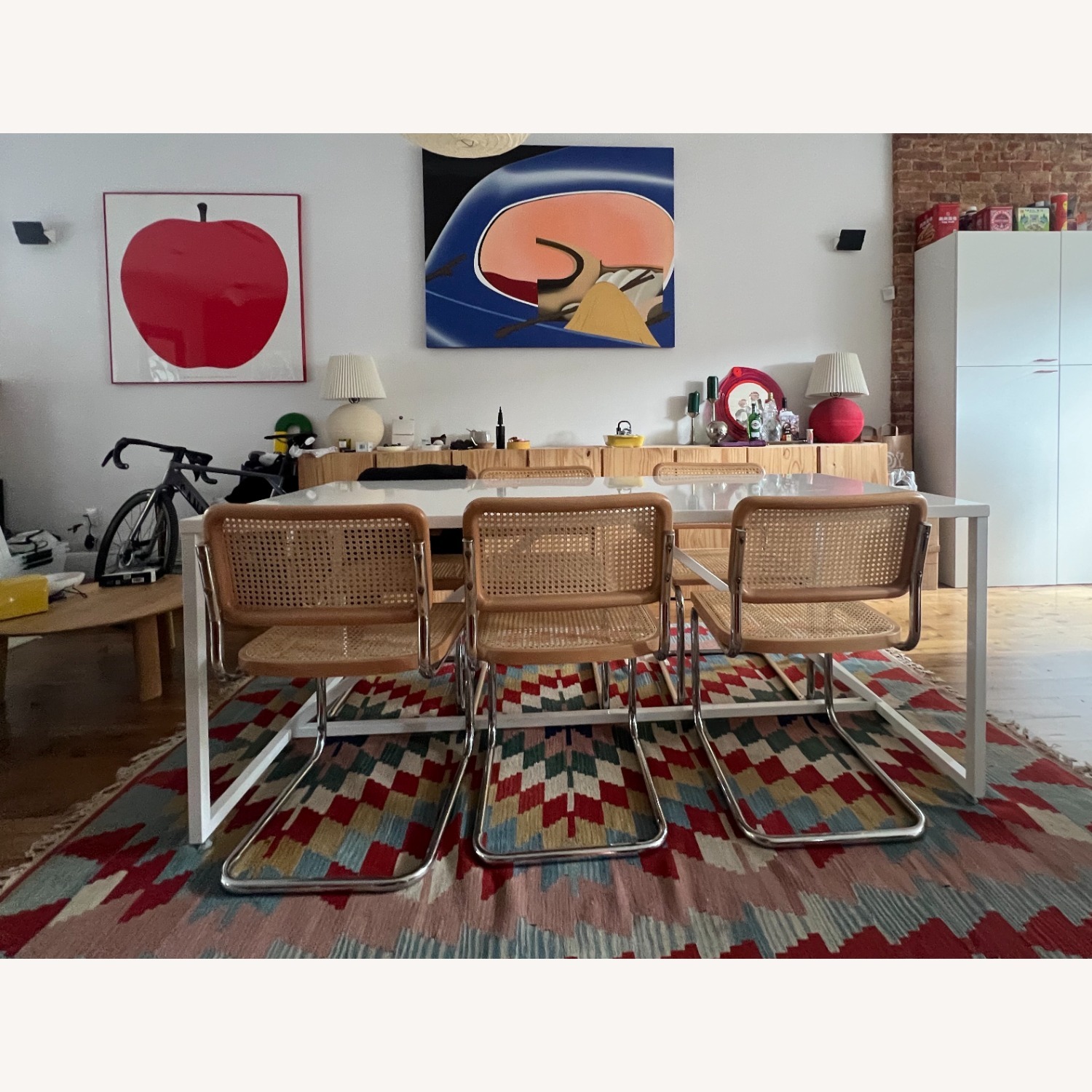 Blu Dot Strut White Dining Table - image-2