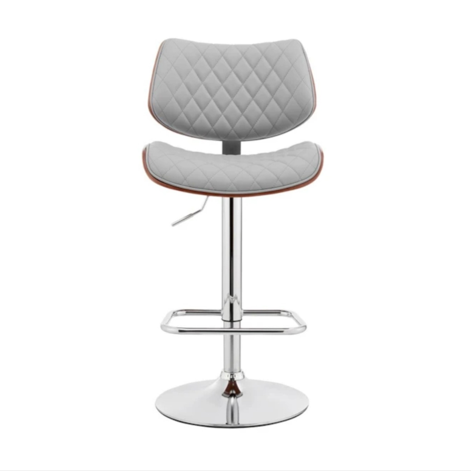 Light Gray Metal Stools - image-2