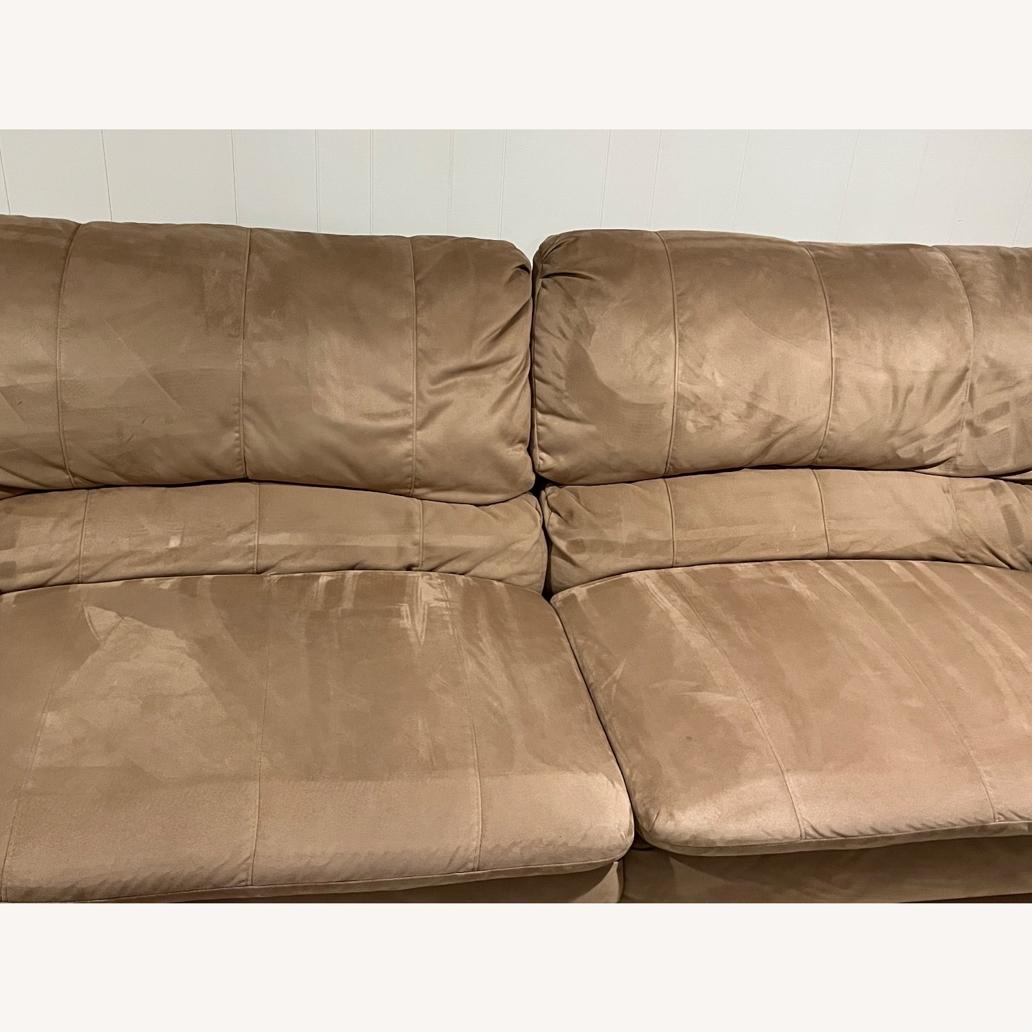 Light Brown 3+ Seater Reclining Sofa - image-5