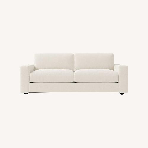 Used West Elm Urban Sofa - Light Grey Linen for sale on AptDeco