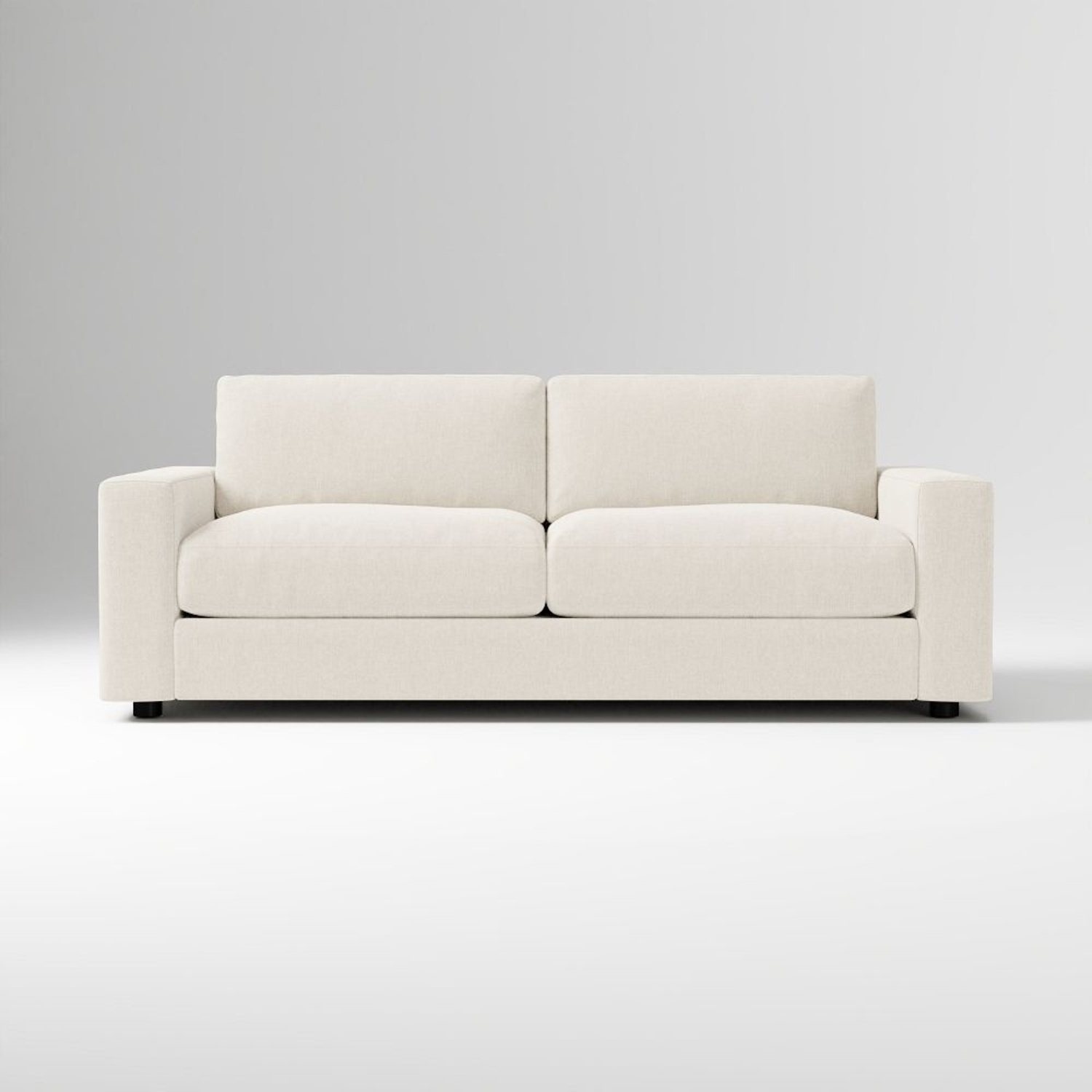 West Elm Urban Sofa - Light Grey Linen - image-6